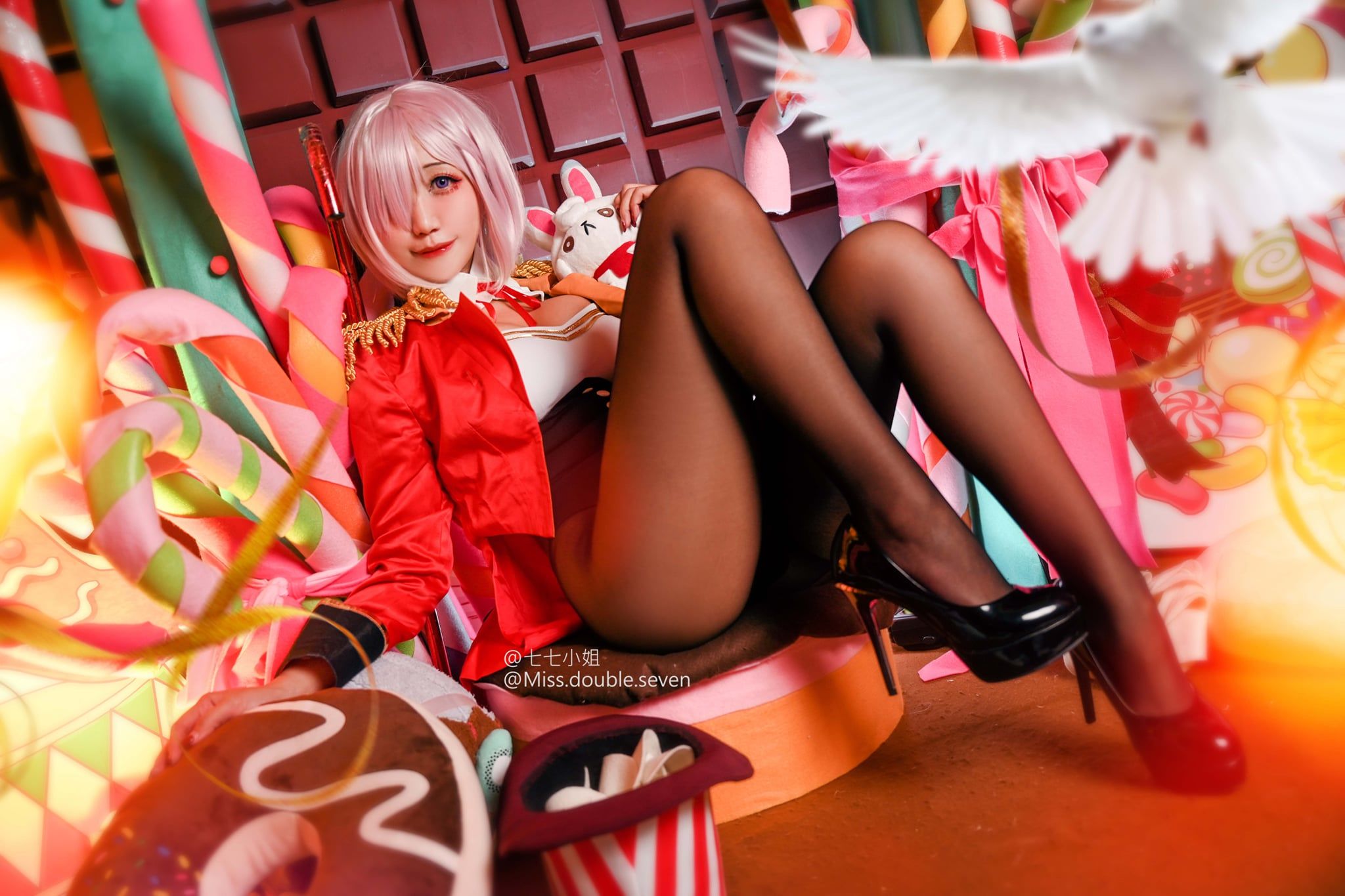 七七小姐 – 玛修 Cosplay-第5张