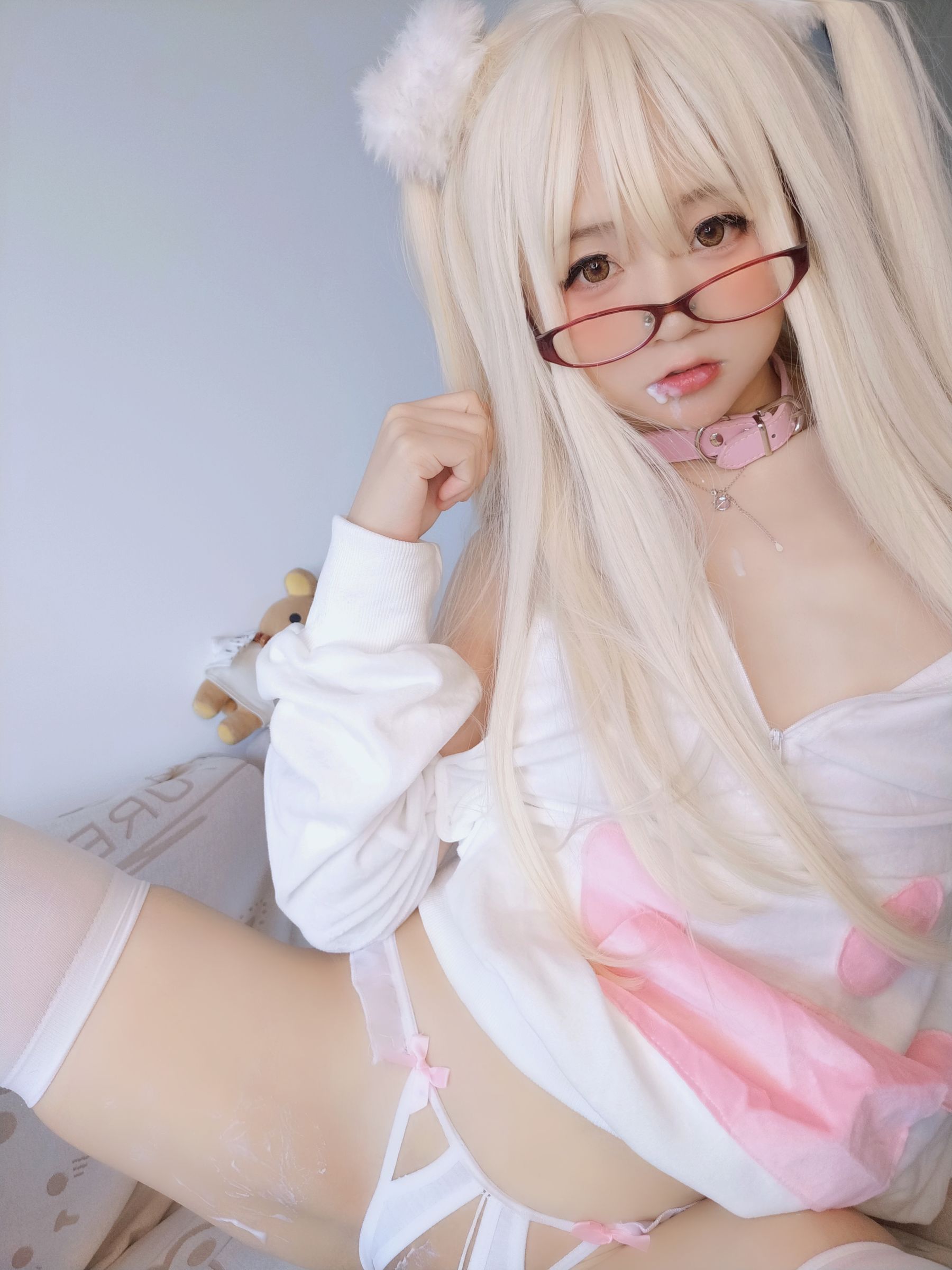 萌妹子Coser摇摇乐yoyo – 白いクリーム Cosplay-第81张
