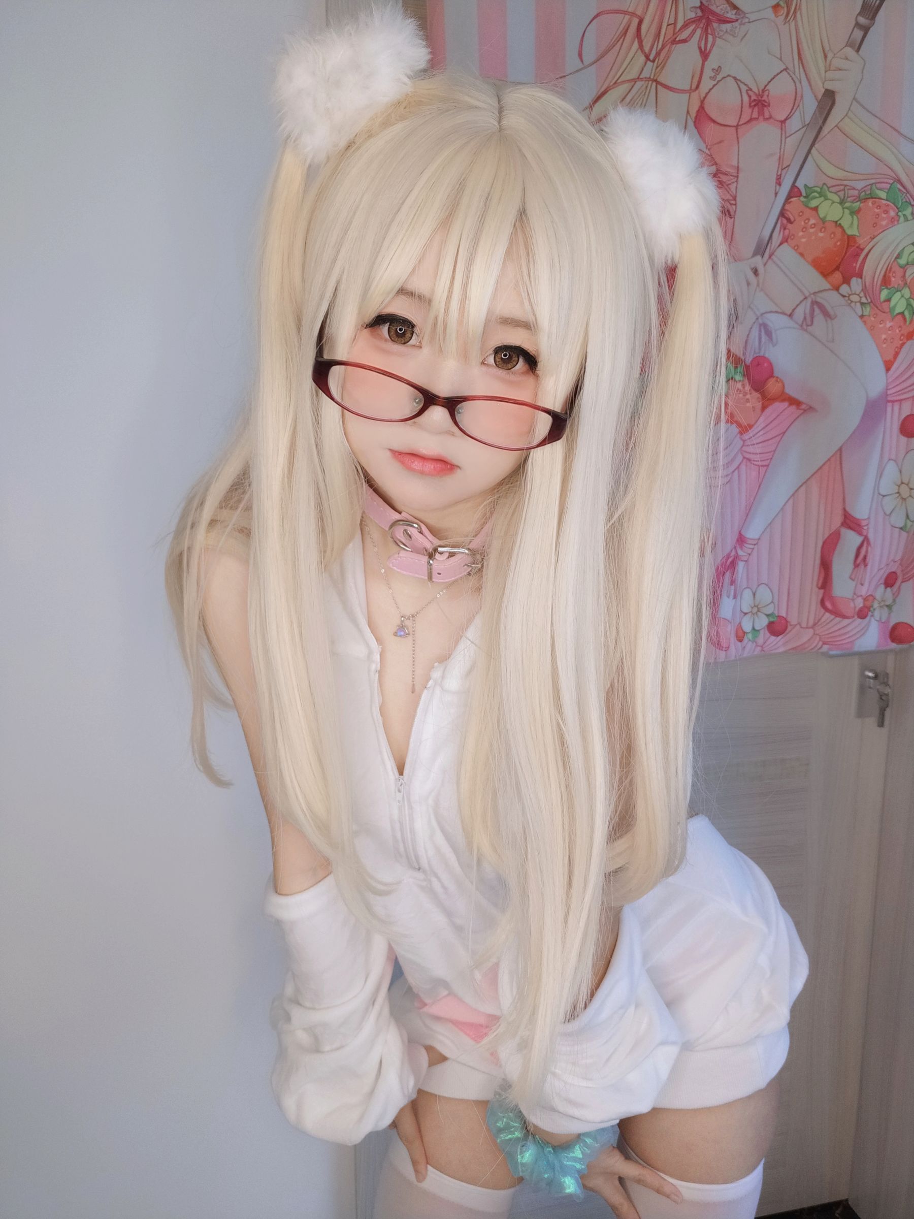 萌妹子Coser摇摇乐yoyo – 白いクリーム Cosplay-第83张