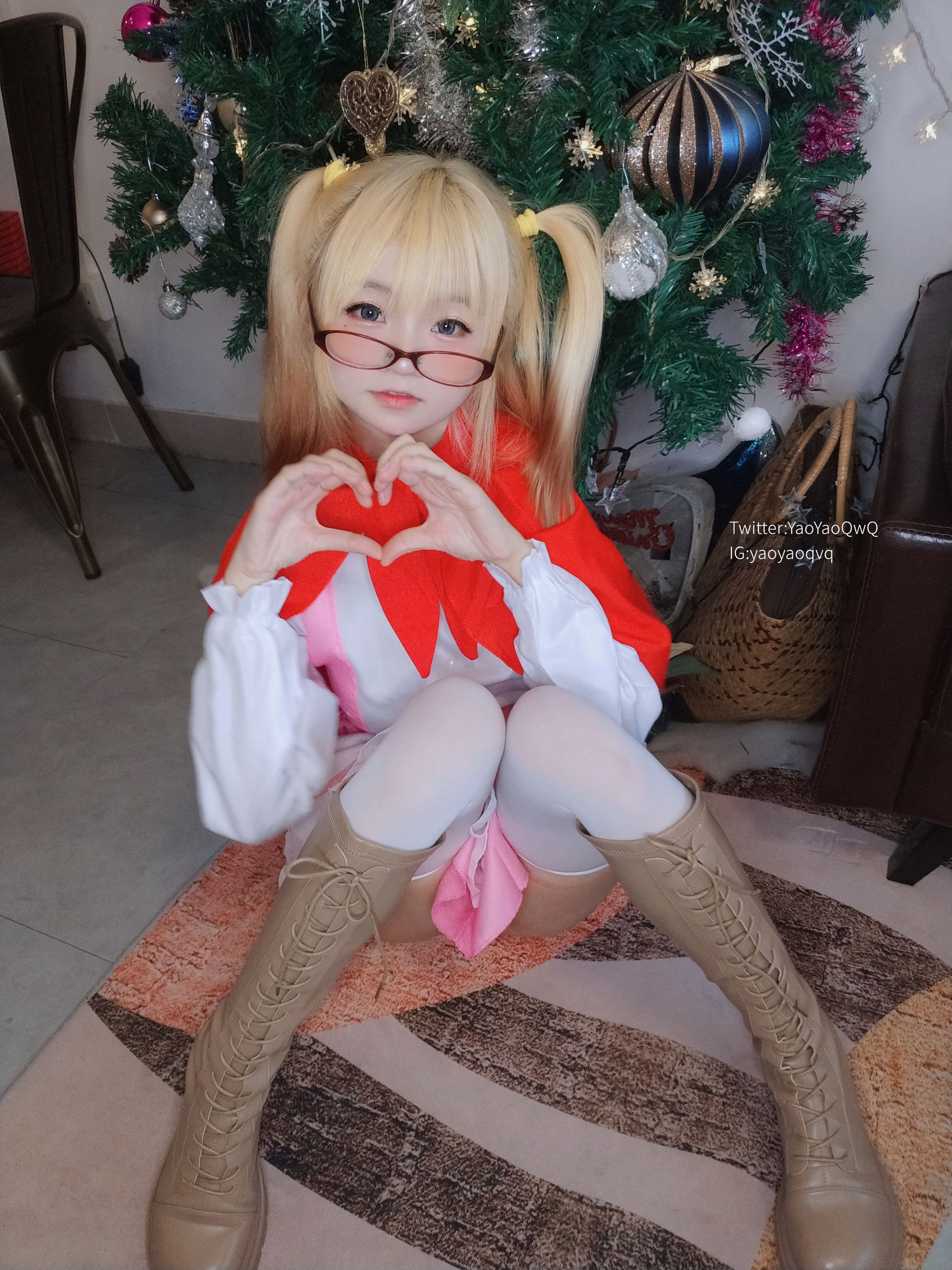 萌妹子Coser摇摇乐yoyo fantia 12月会员合集 女仆系列 Cosplay-第3张