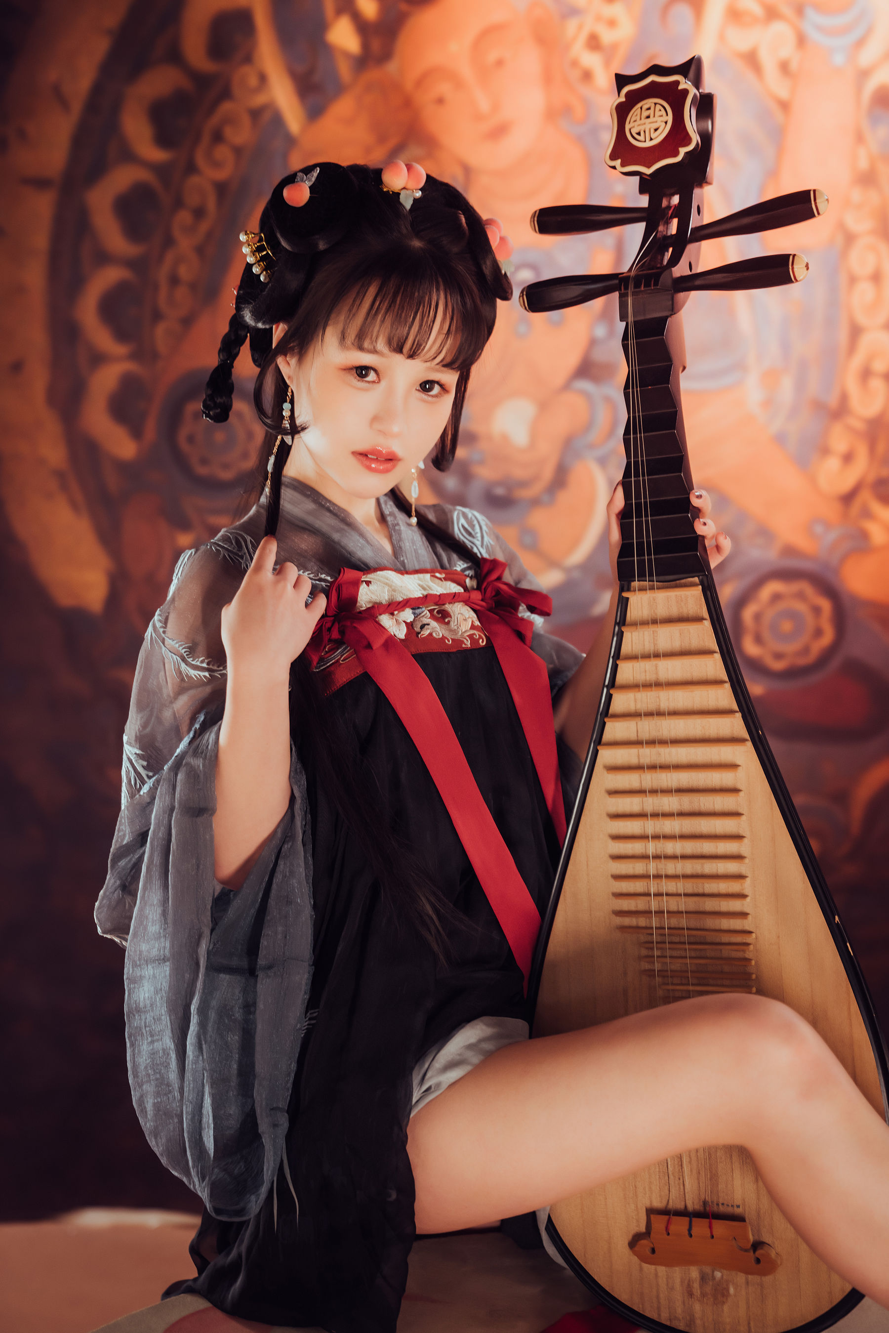 美少女晕崽 – 小琵琶精 Cosplay-第6张