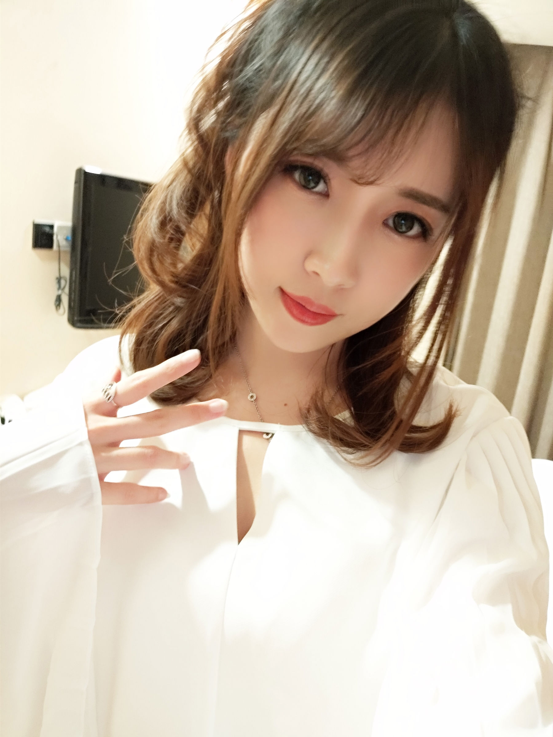 斗鱼主播小女巫露娜 – OL风肤色连裤袜 Cosplay-第35张