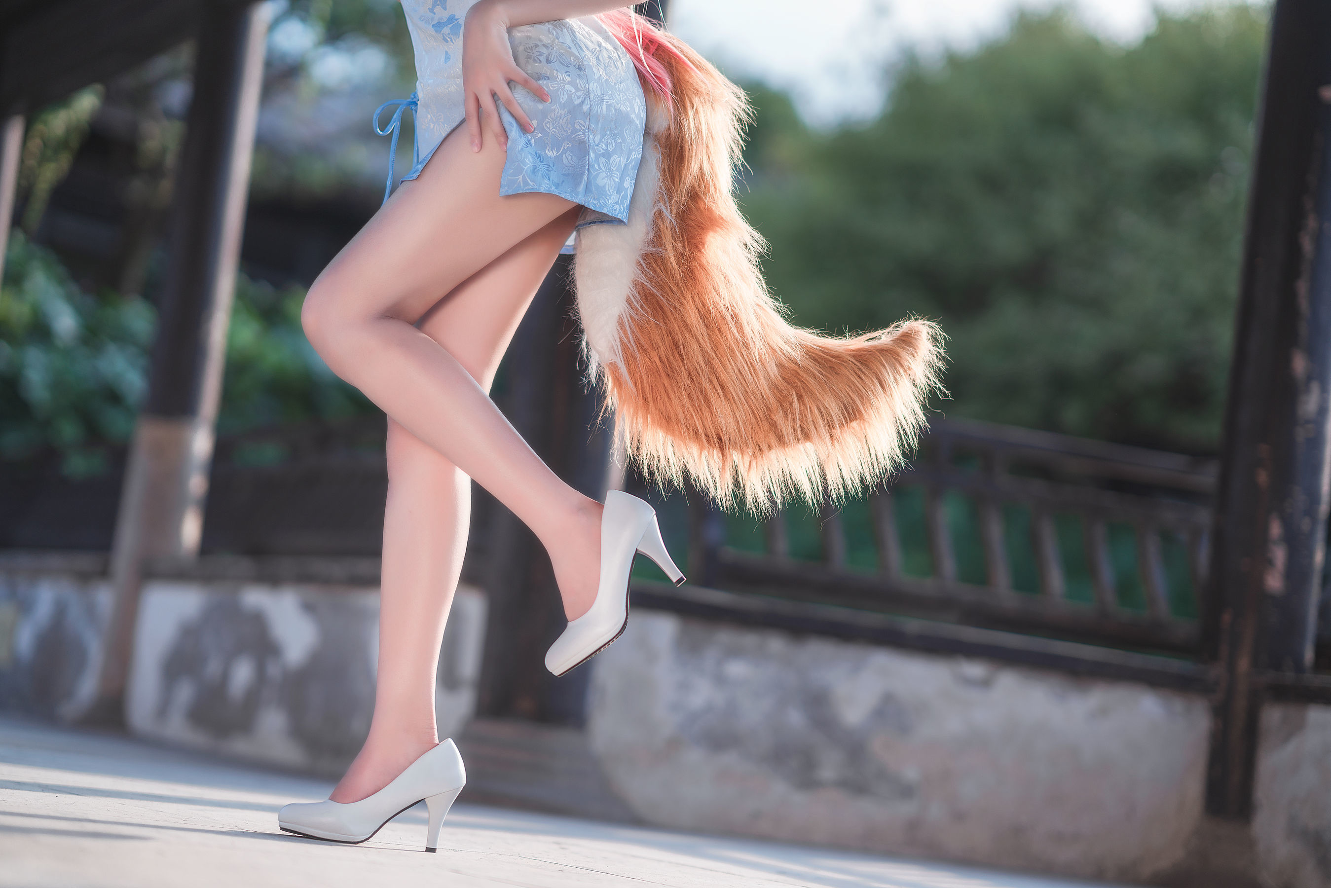 微博妹子三度_69 旗袍玉藻前 Cosplay-第38张