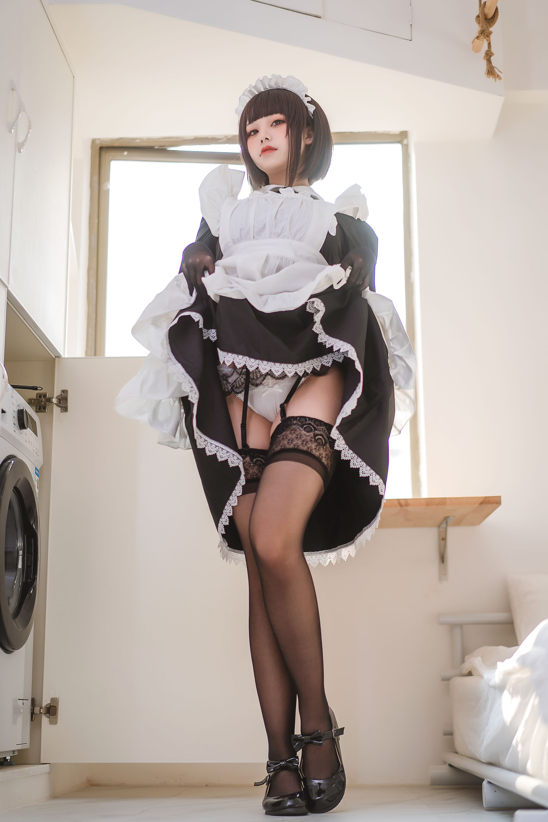 萌系小姐姐蜜汁猫裘 – 民宿 女仆 Cosplay-第3张