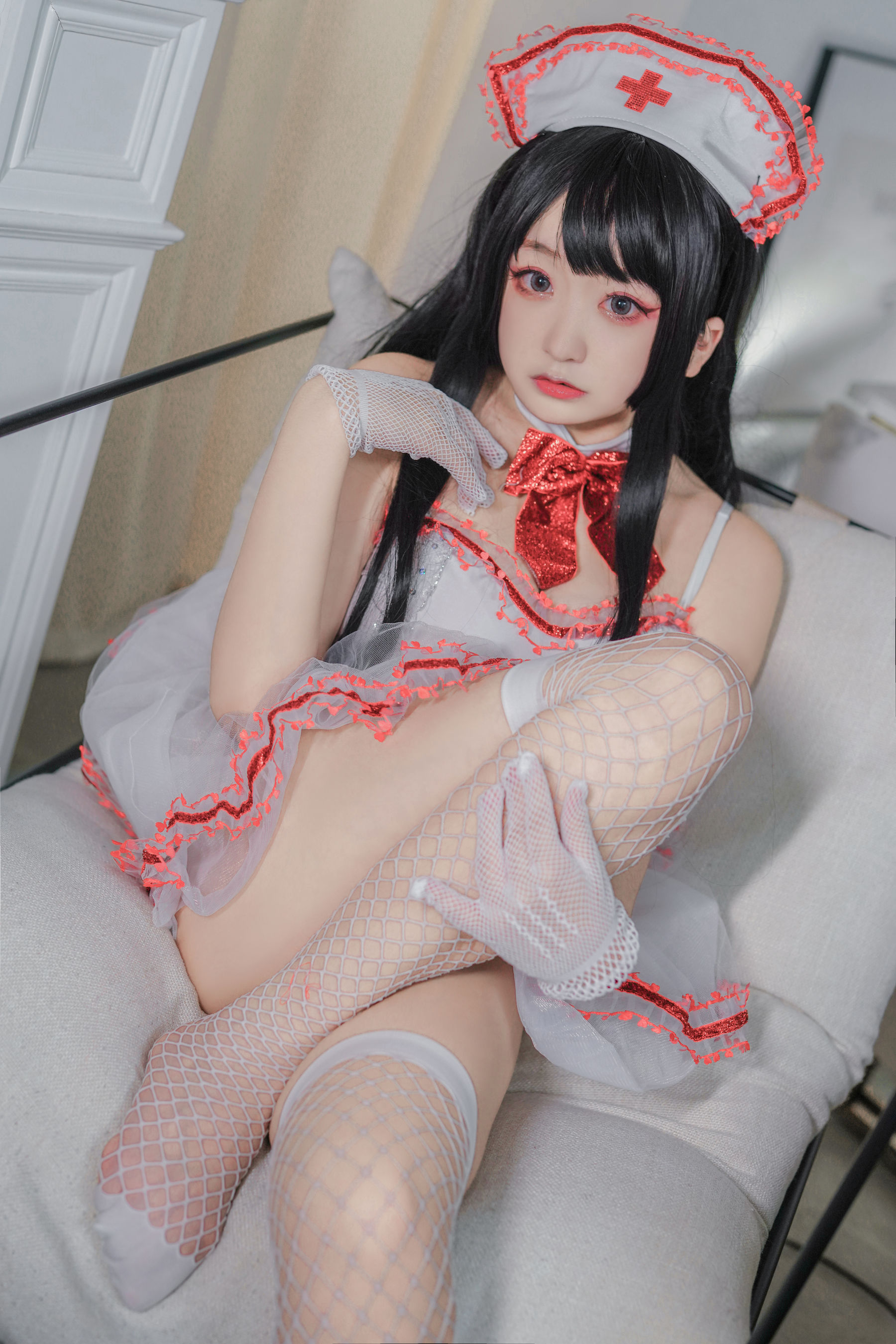 动漫博主恩田直幸 – 蕾丝护士 Cosplay-第2张