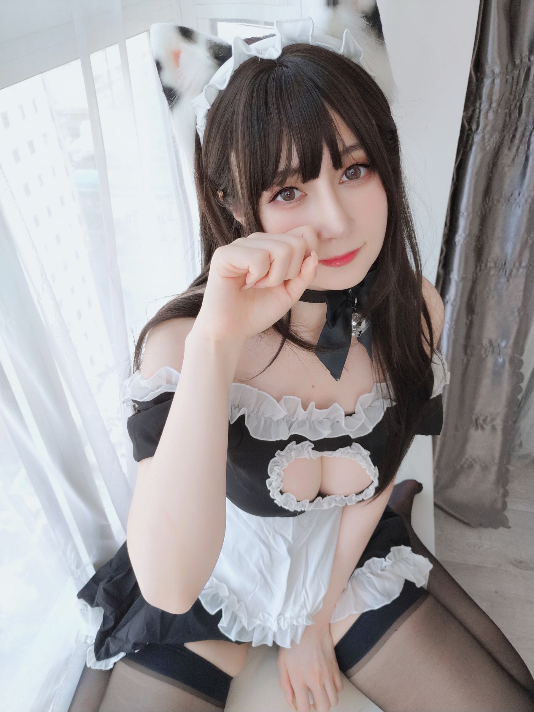 Coser小姐姐白银 – 猫耳女仆 Cosplay-第1张