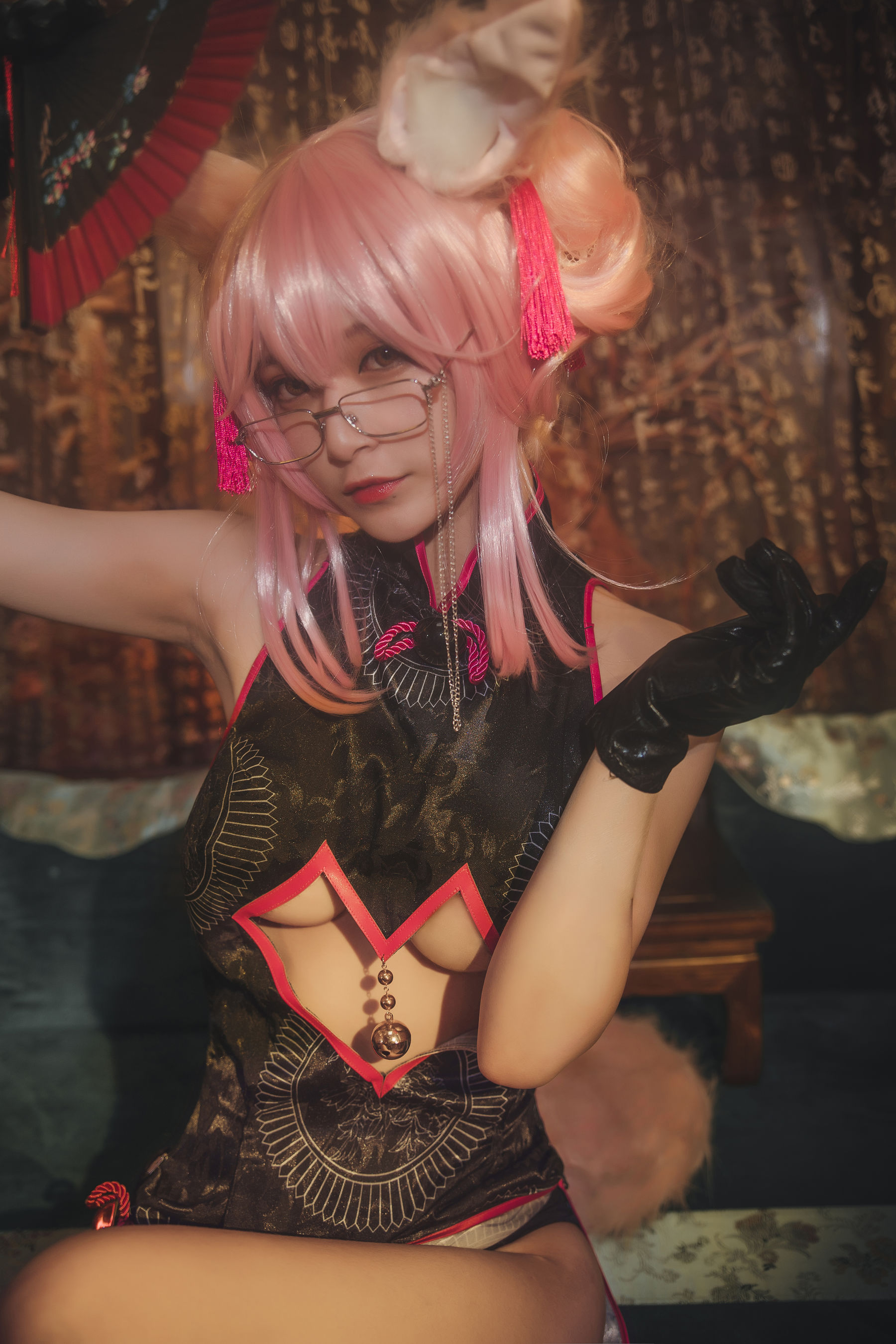 [Cosplay写真] 动漫博主铁板烧鬼舞w – 玉藻前 Cosplay-第2张