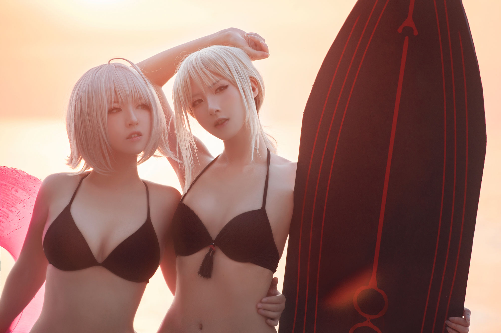 半半子索索sophia – 海边泳装 Cosplay-第3张