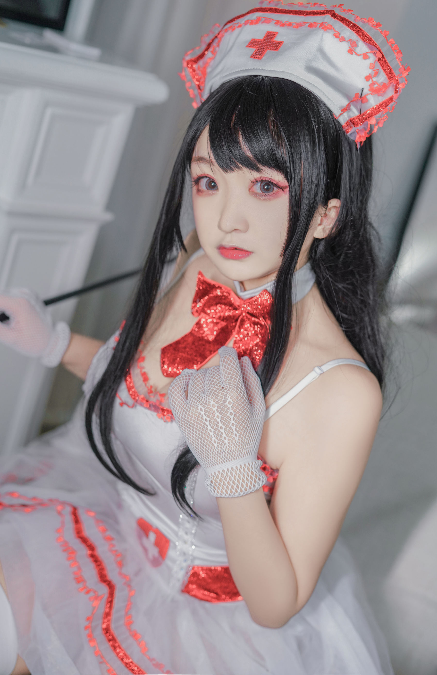 动漫博主恩田直幸 – 蕾丝护士 Cosplay-第33张