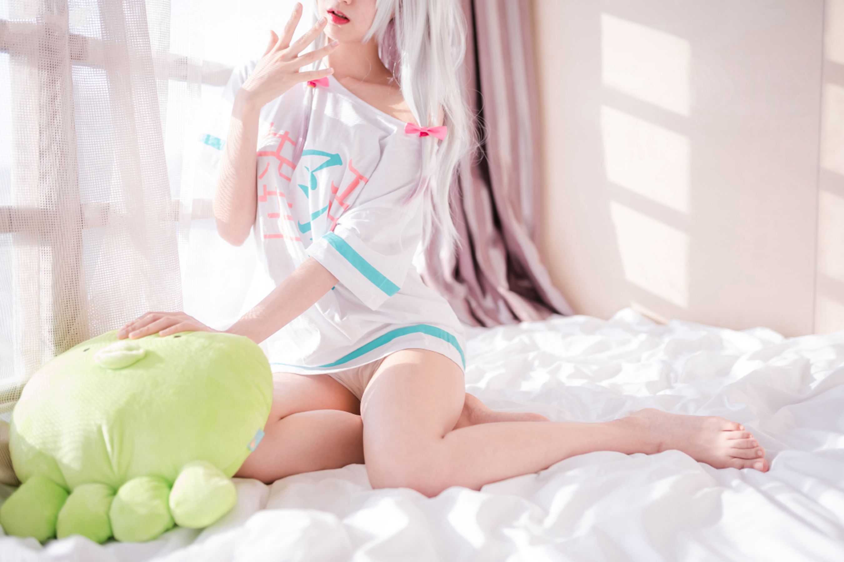 [萝莉COS] 木绵绵OwO – 白发魔女 Cosplay-第6张