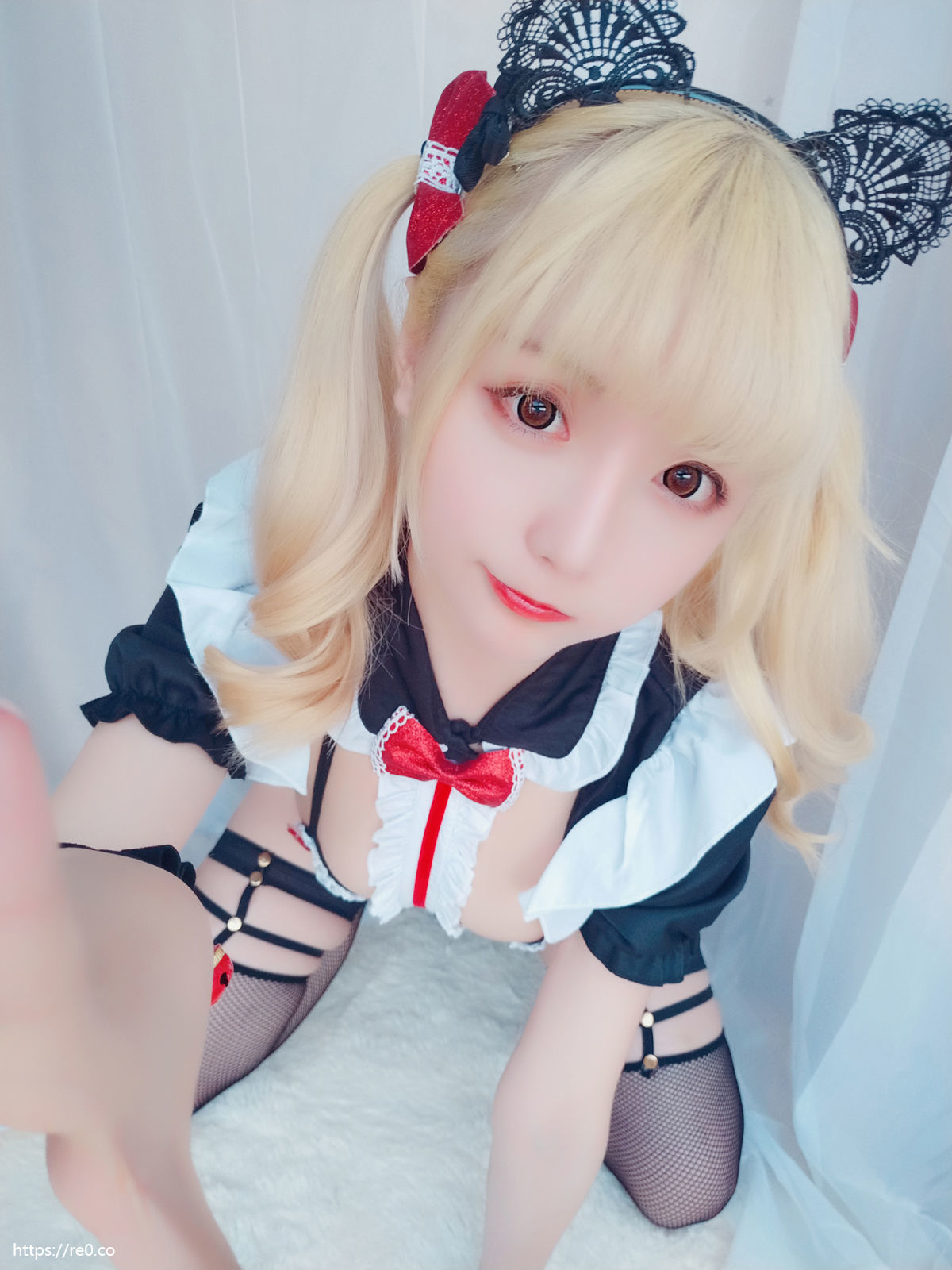 [萝莉COS] 星之迟迟 VOL.04 元气女仆包 Cosplay-第4张