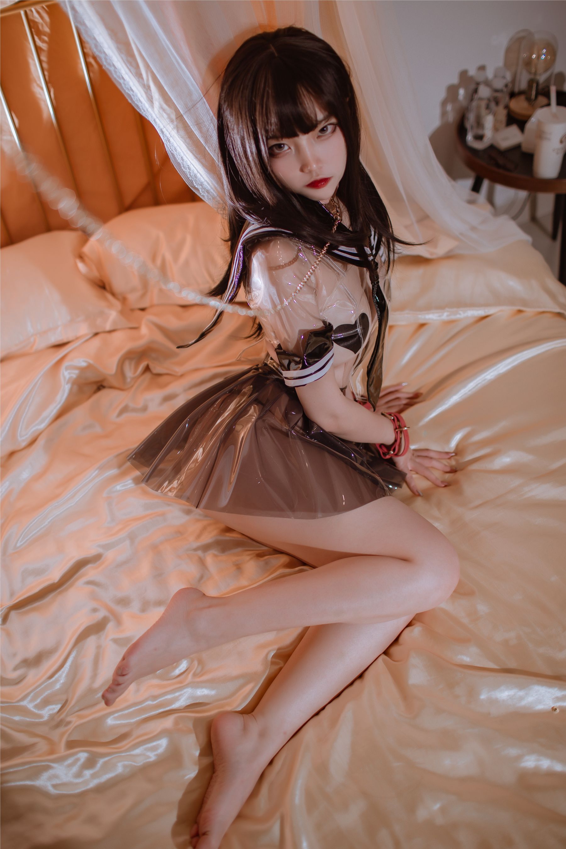 人气Coser二佐Nisa – 透明JK Cosplay-第2张