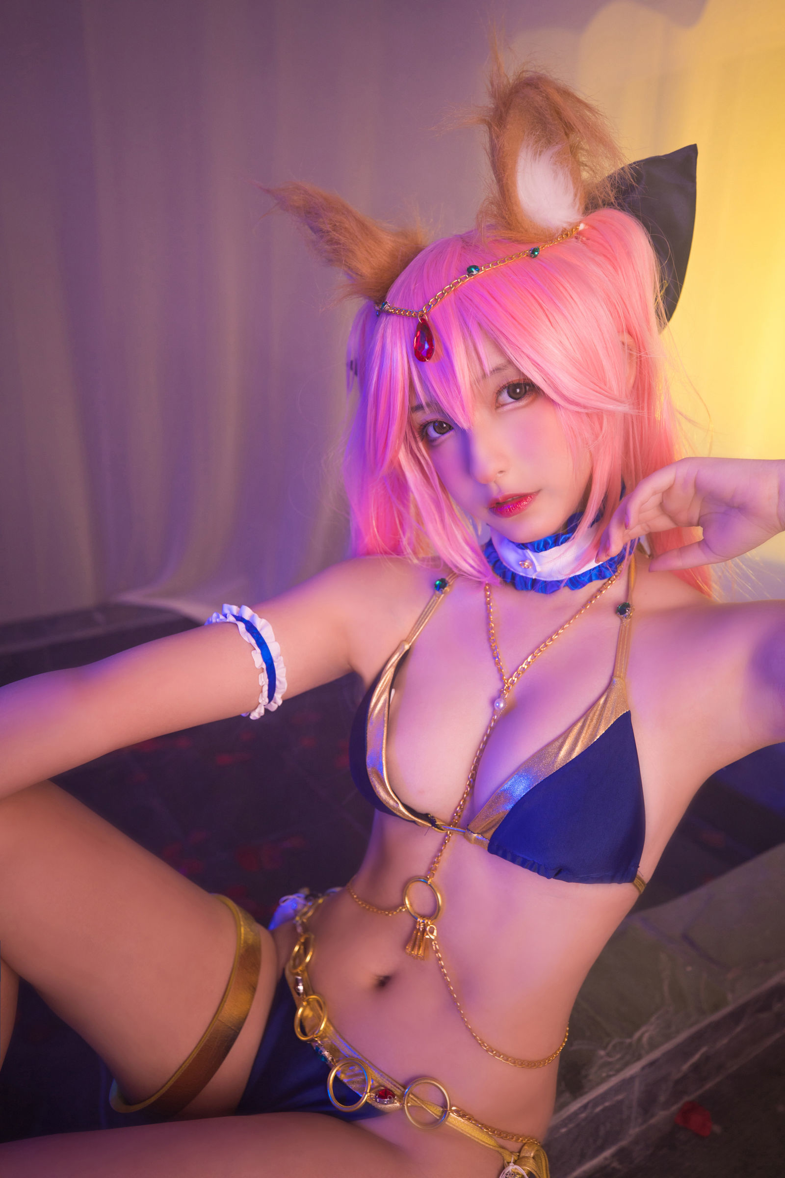 [萝莉COS] 神楽板真冬 玉藻前舞娘《Mysterious Love》 Cosplay-第5张
