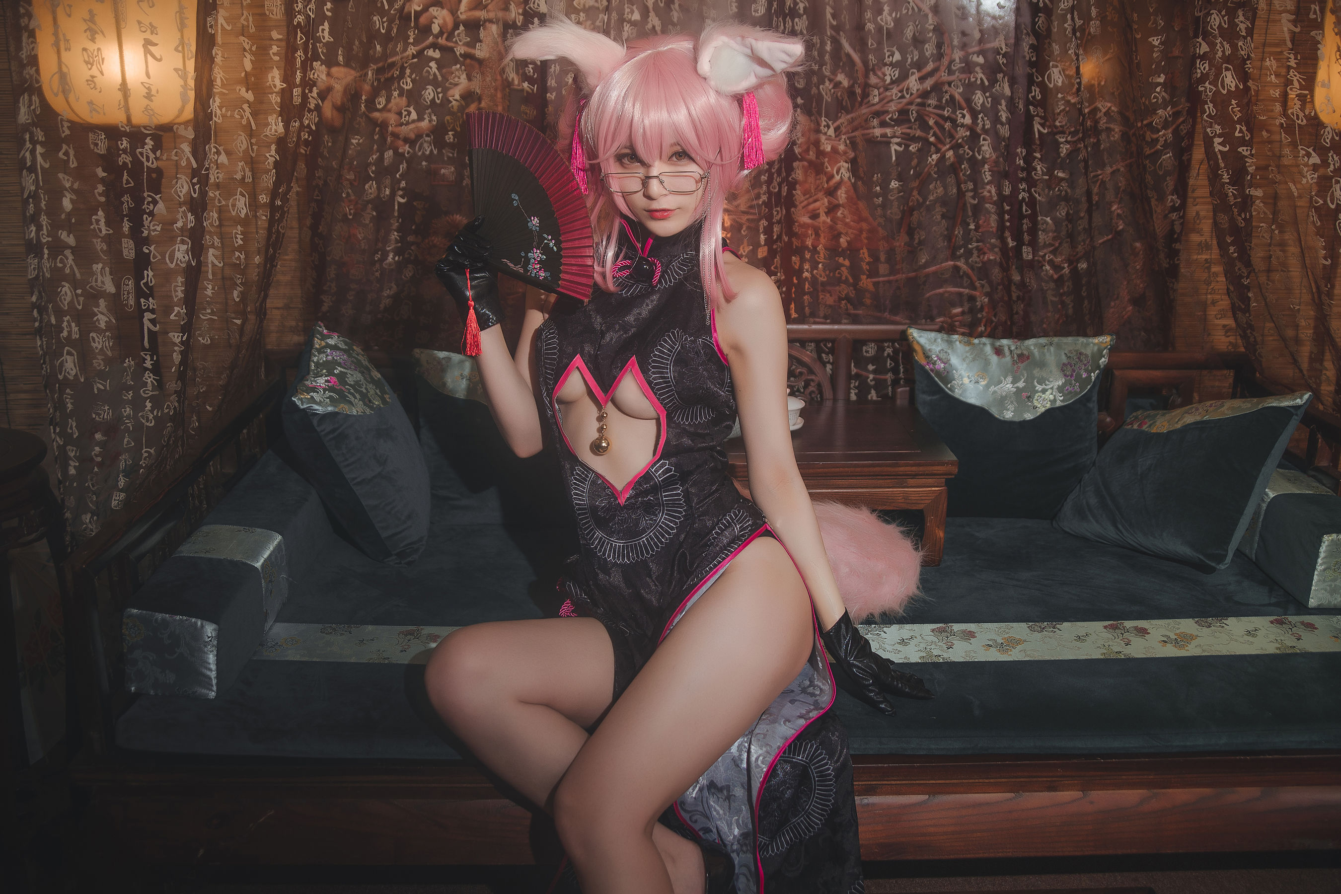[Cosplay写真] 动漫博主铁板烧鬼舞w – 玉藻前 Cosplay-第5张