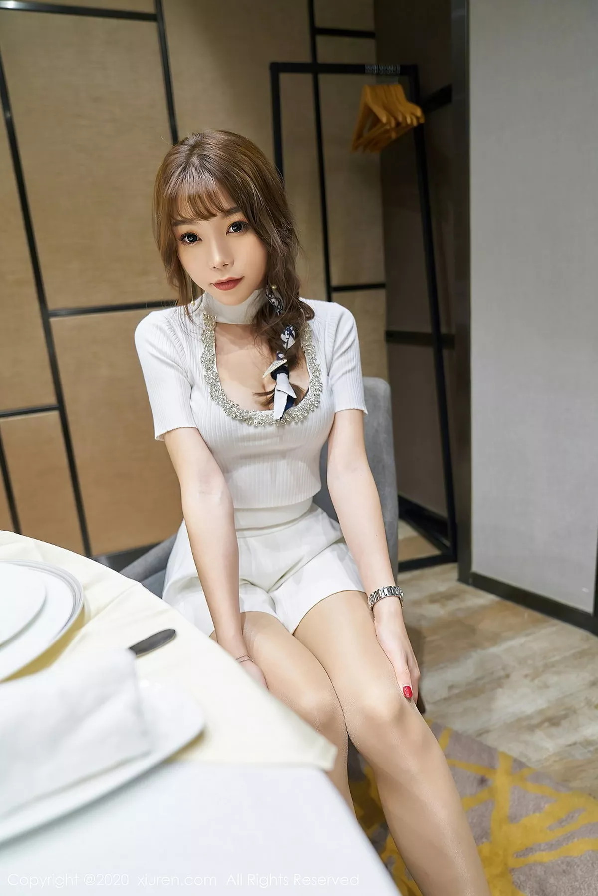 [XiuRen秀人网]第2621期芝芝Booty写真  第9张-《94零社区》