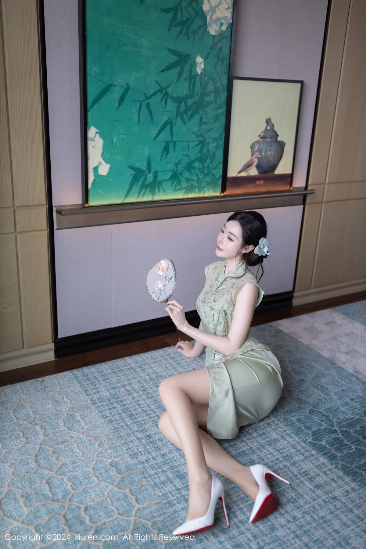 [XiuRen秀人网]第9124期小逗逗写真  第2张-《94零社区》