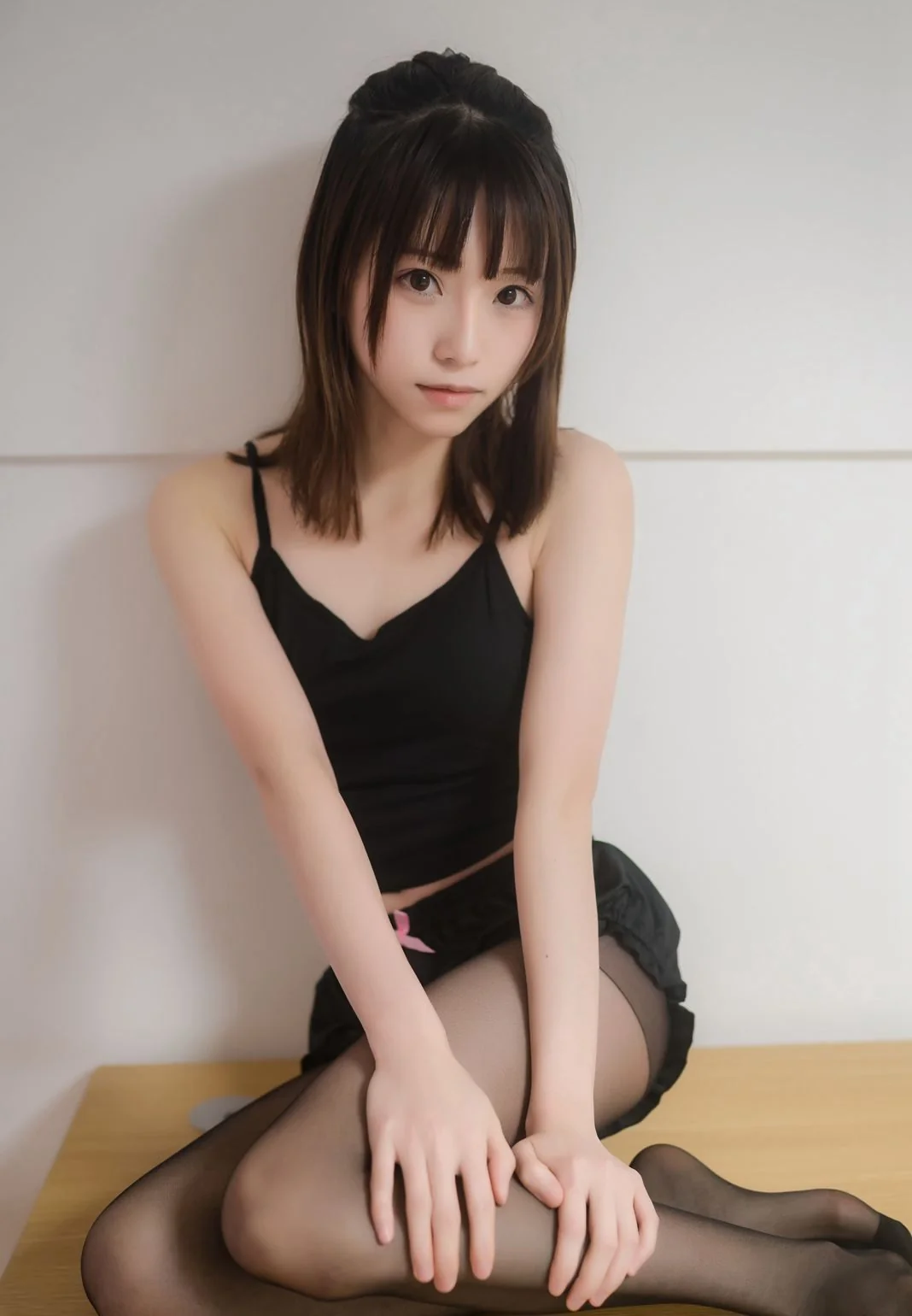 超美白皙黑丝美腿小背心家中超污丝袜美女大尺度cos  第10张-《94零社区》