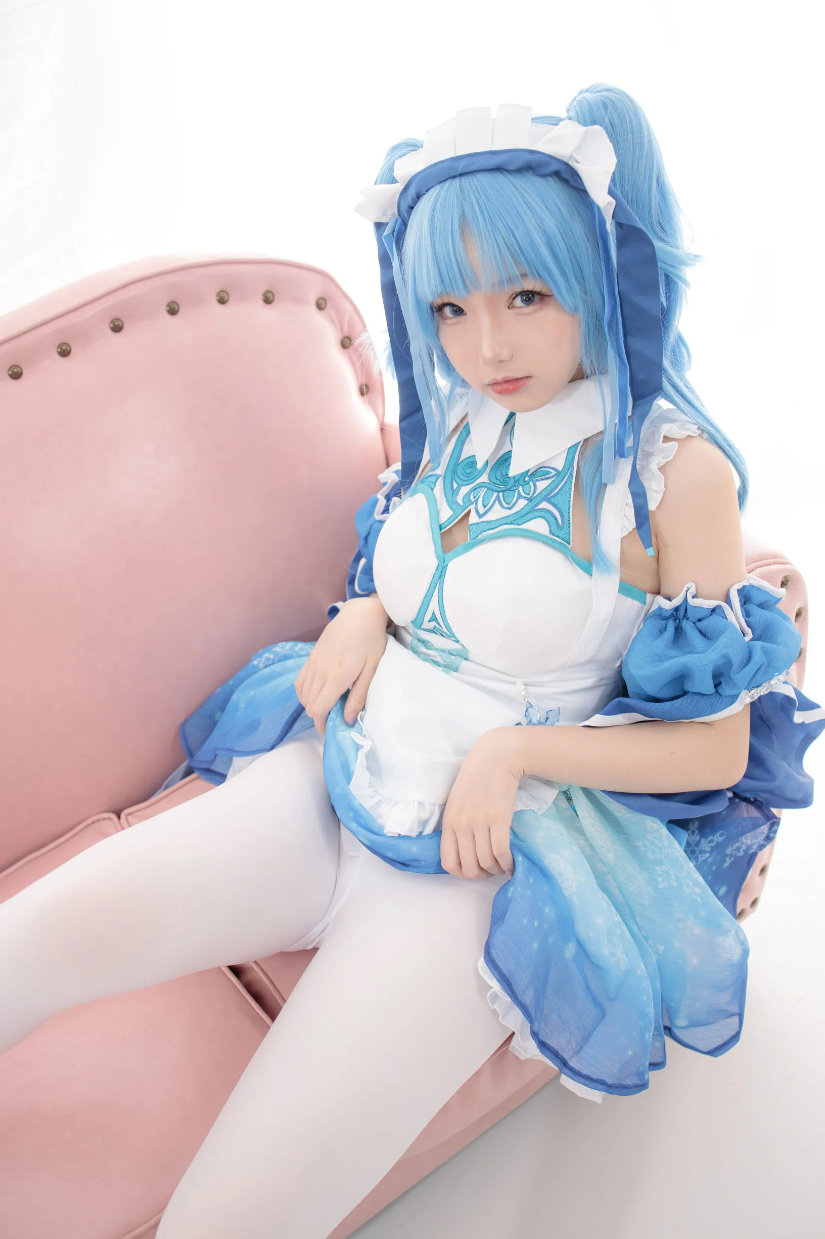 [森萝财团] JKFUN-023 雪晴 珂朵莉 300D白丝  第16张-《94零社区》