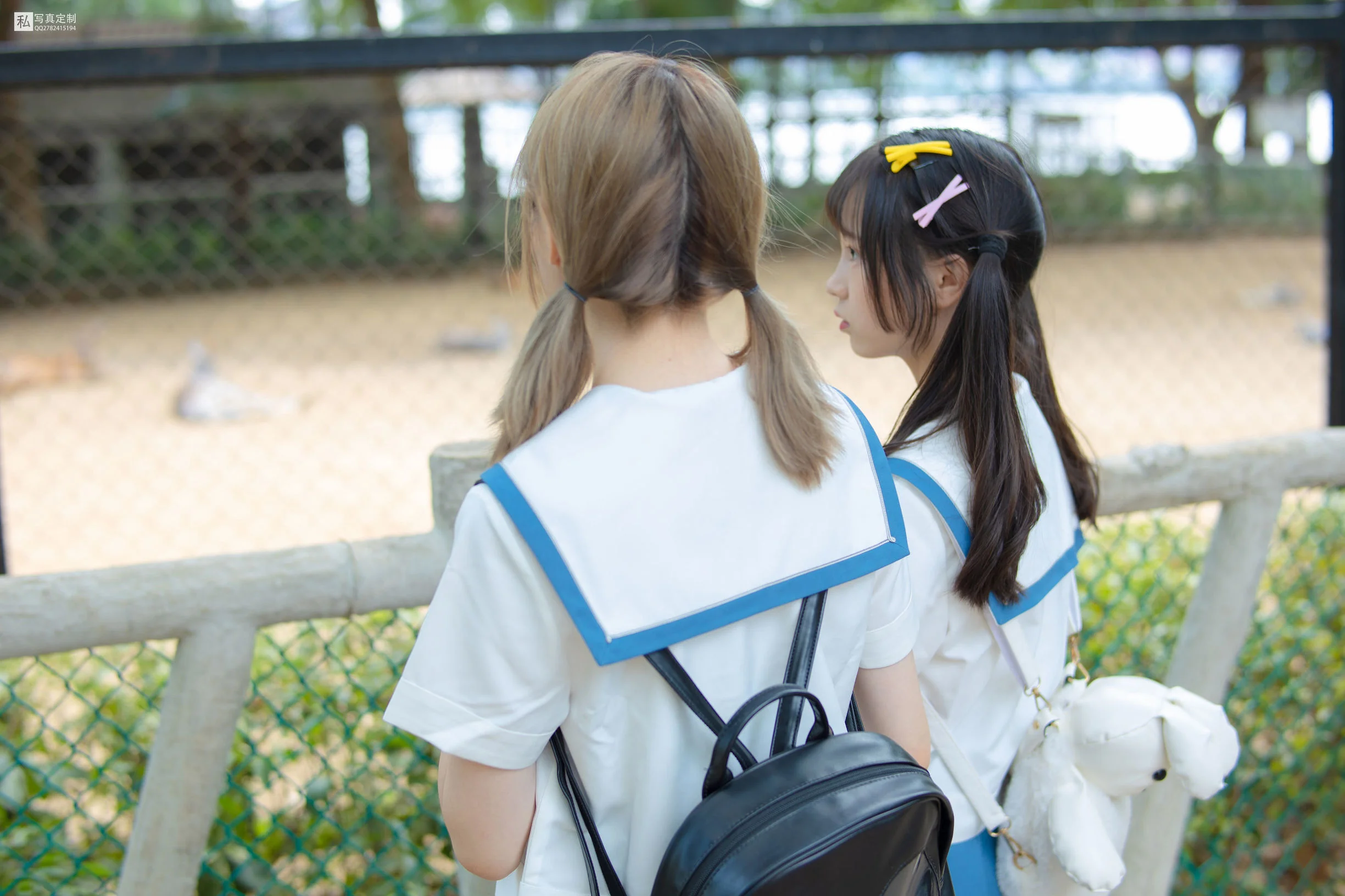 [森萝财团] JKFUN-025 默陌&Aika 80D白丝过膝袜  第11张-《94零社区》