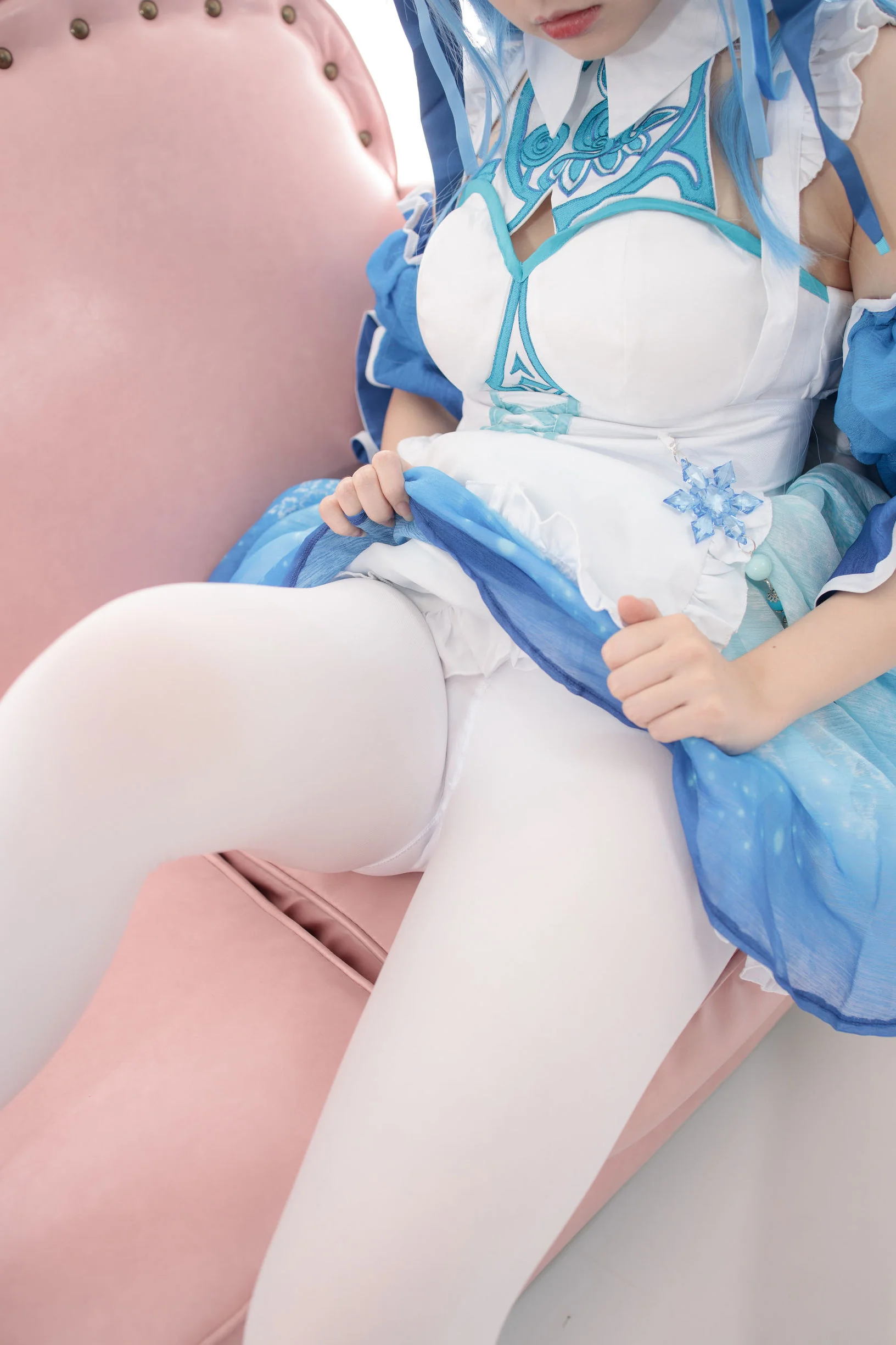 [森萝财团] JKFUN-023 雪晴 珂朵莉 300D白丝  第17张-《94零社区》