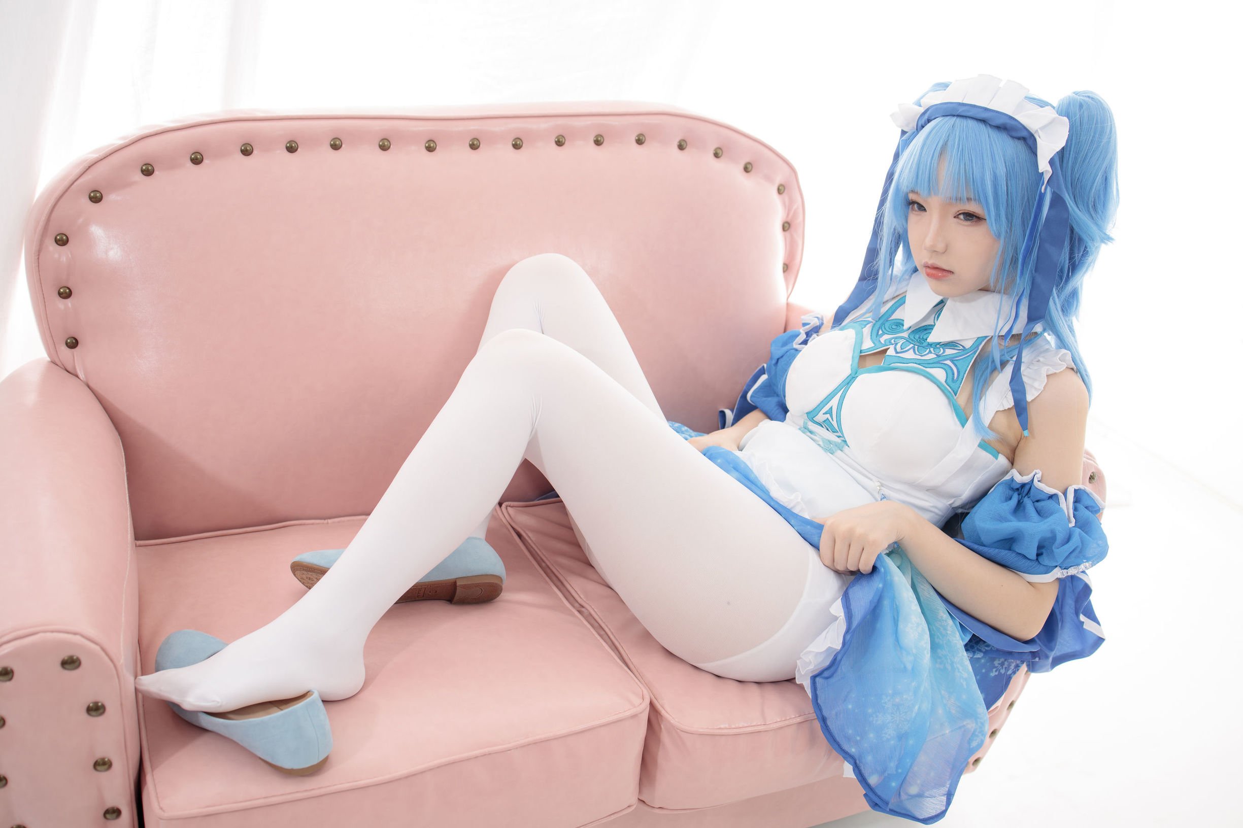 [森萝财团] JKFUN-023 雪晴 珂朵莉 300D白丝  第18张-《94零社区》