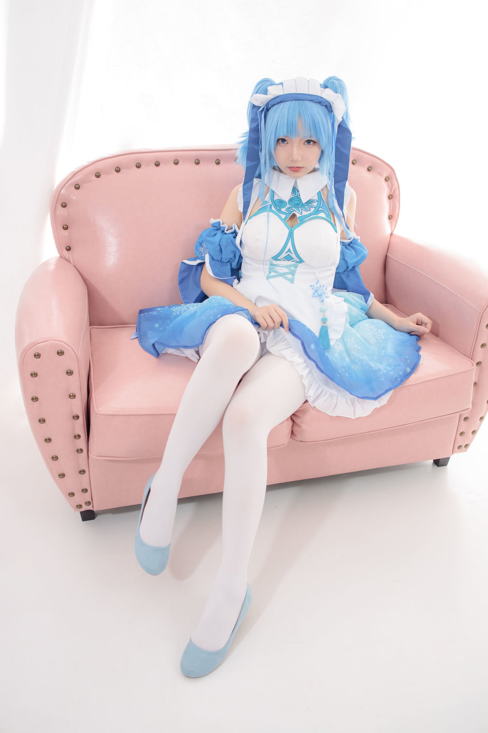 [森萝财团] JKFUN-023 雪晴 珂朵莉 300D白丝  第30张-《94零社区》