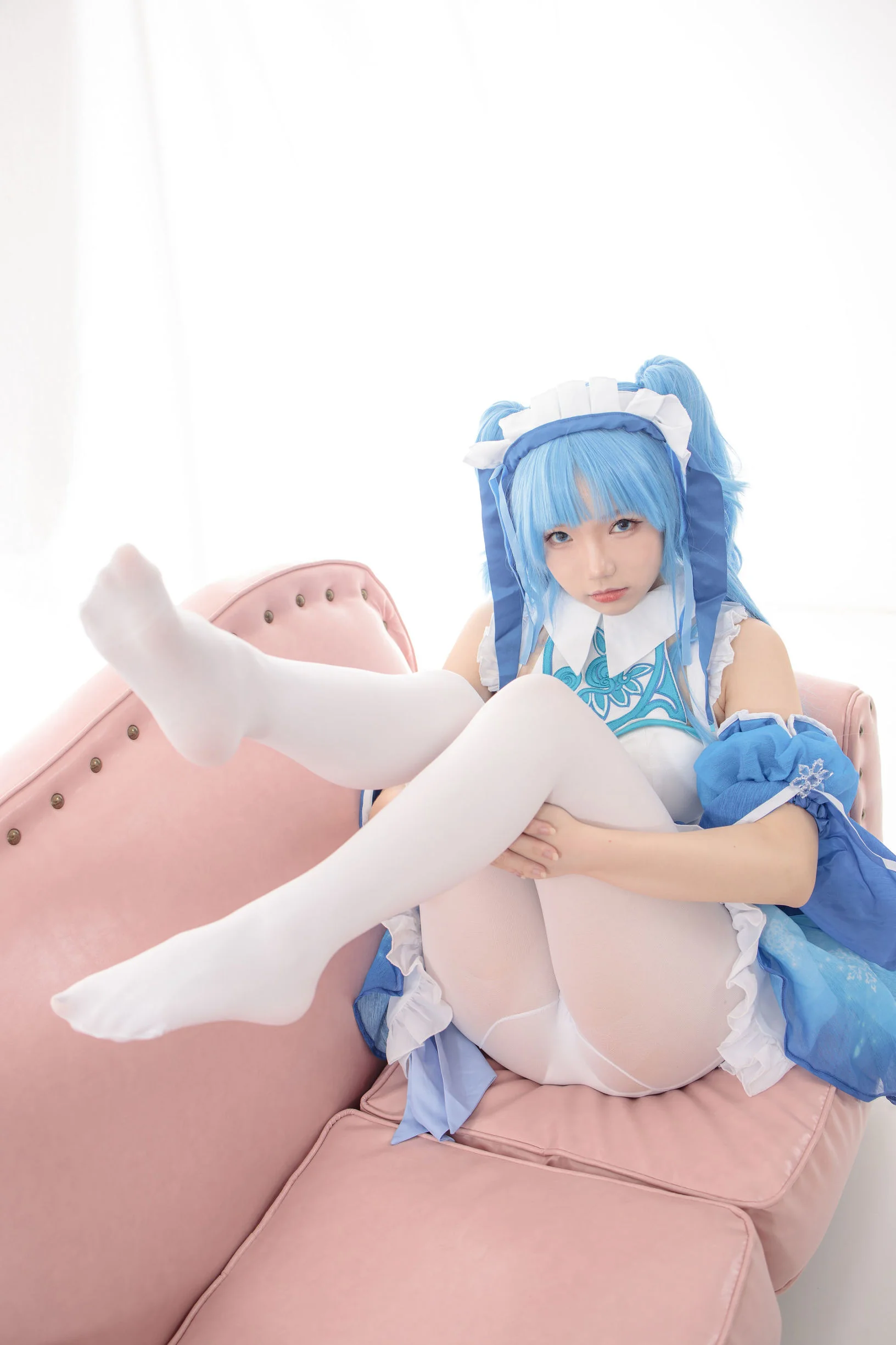 [森萝财团] JKFUN-023 雪晴 珂朵莉 300D白丝  第42张-《94零社区》