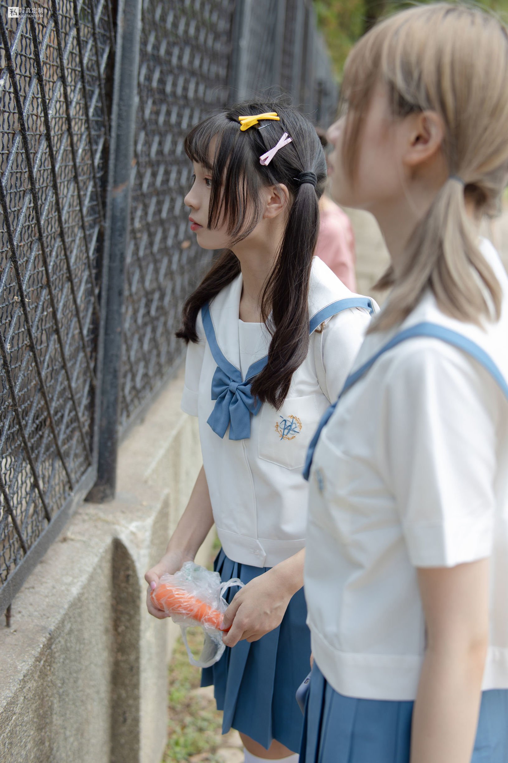 [森萝财团] JKFUN-025 默陌&Aika 80D白丝过膝袜  第36张-《94零社区》
