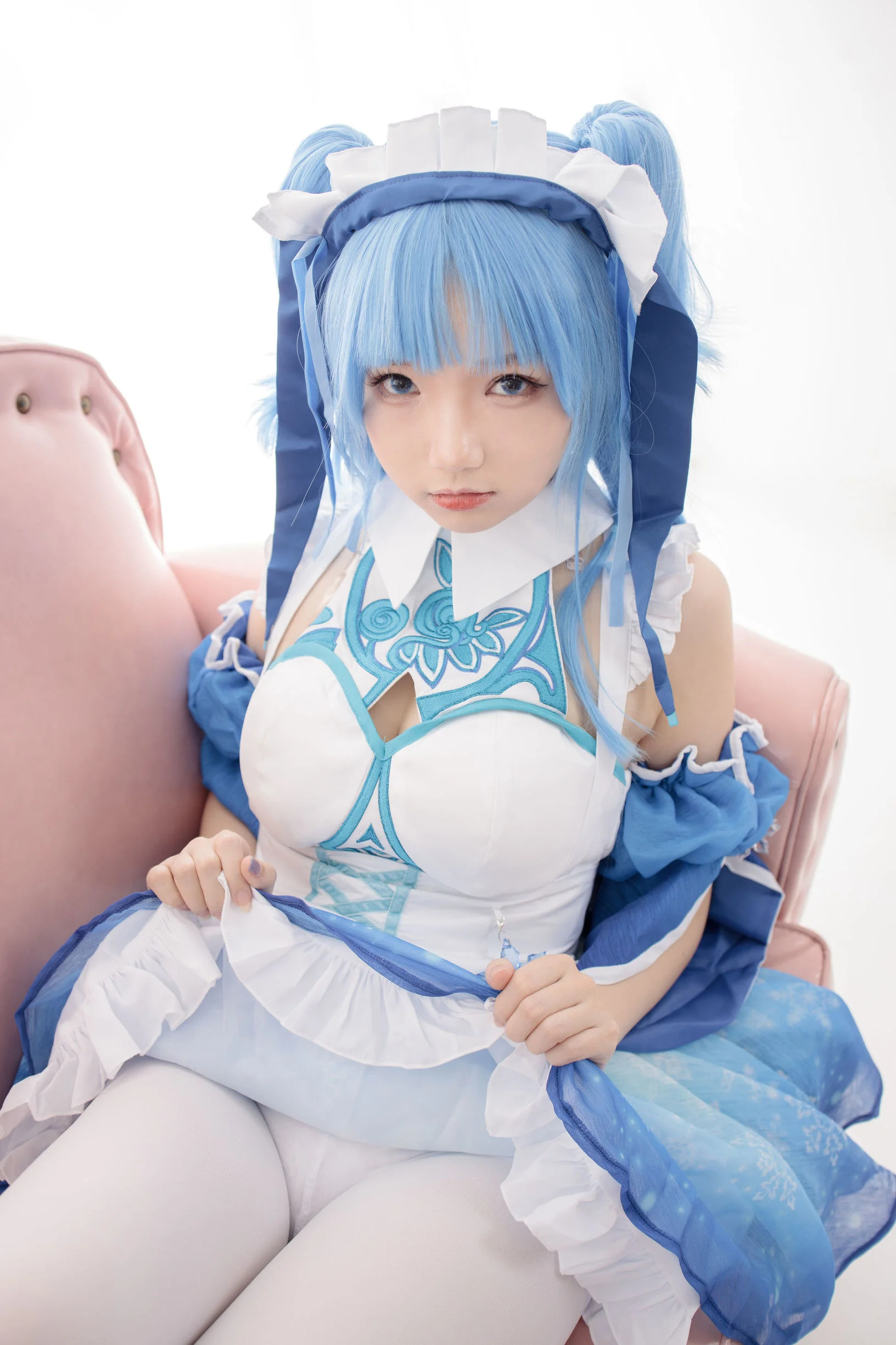 [森萝财团] JKFUN-023 雪晴 珂朵莉 300D白丝  第47张-《94零社区》