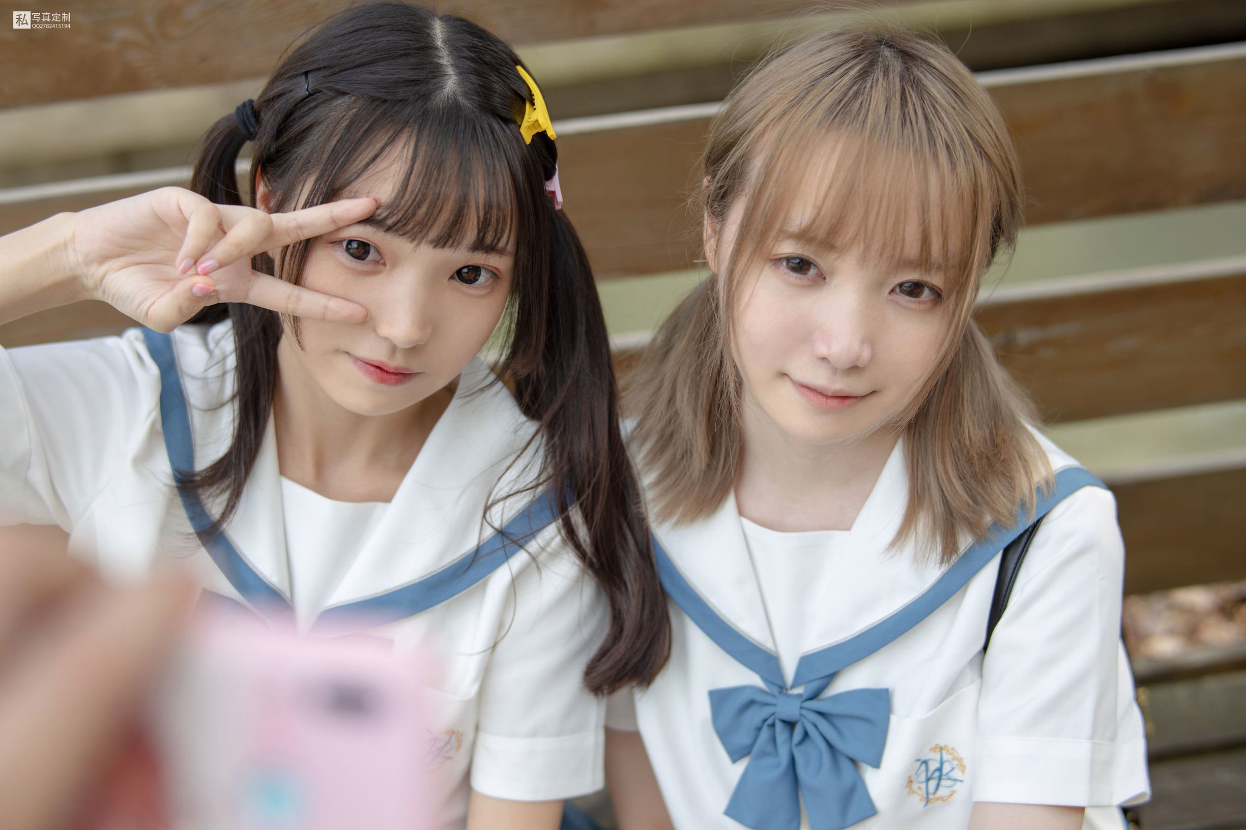 [森萝财团] JKFUN-025 默陌&Aika 80D白丝过膝袜  第73张-《94零社区》