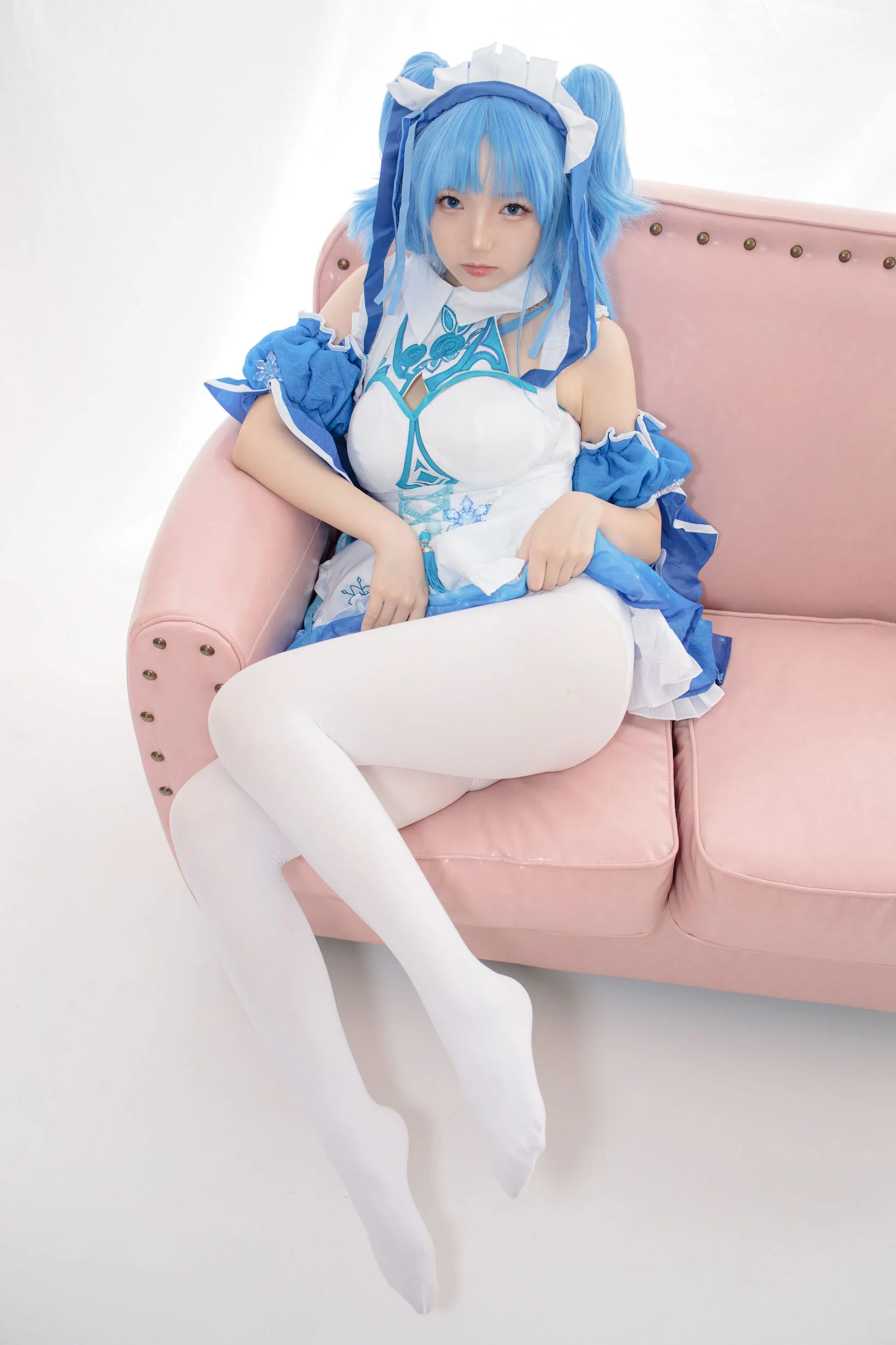 [森萝财团] JKFUN-023 雪晴 珂朵莉 300D白丝  第91张-《94零社区》
