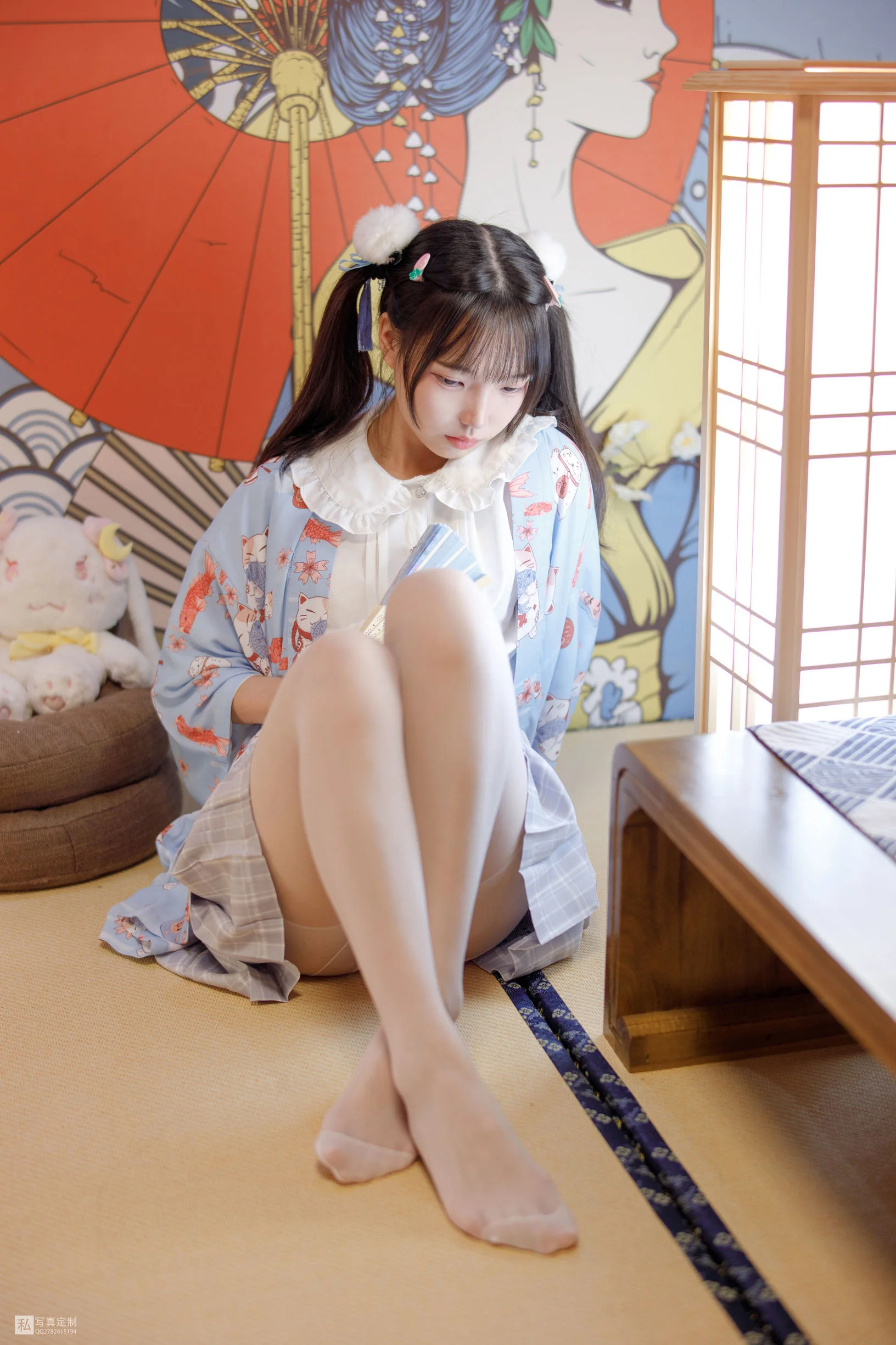 [森萝财团] JKFUN-027 默陌 15D白丝 花里胡哨的民宿  第57张-《94零社区》