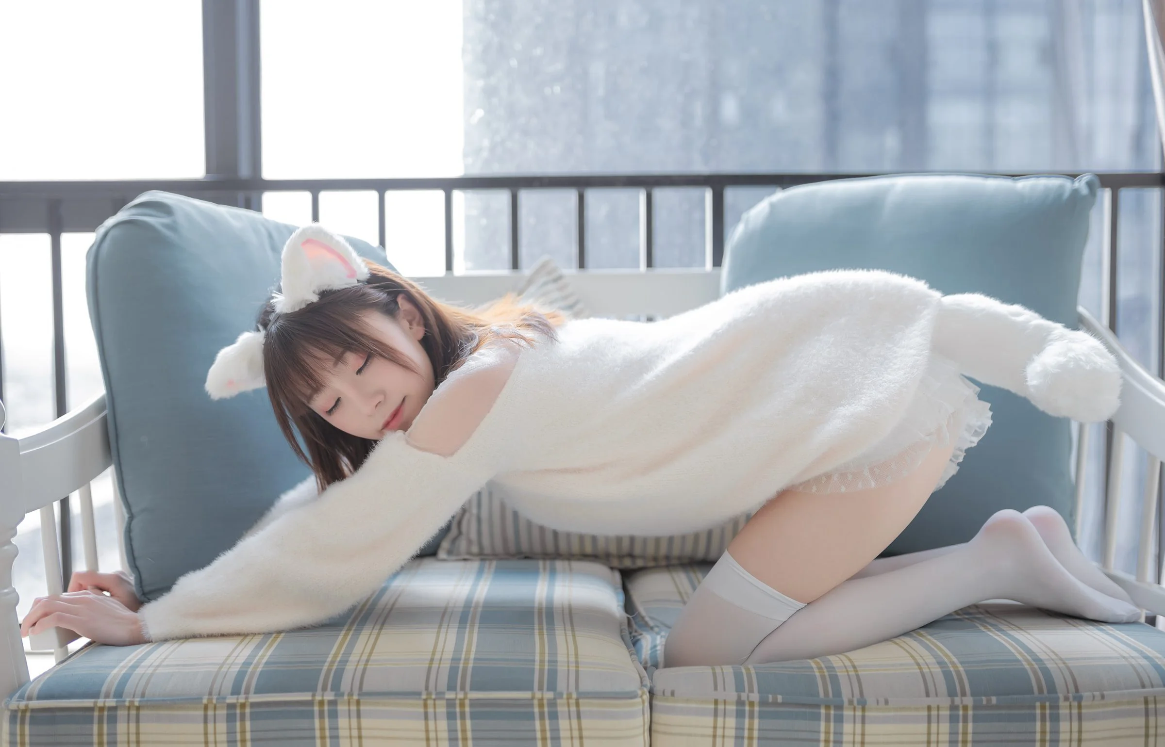 绮太郎白丝美腿大尺度美腿高清cosplay超污图  第9张-《94零社区》