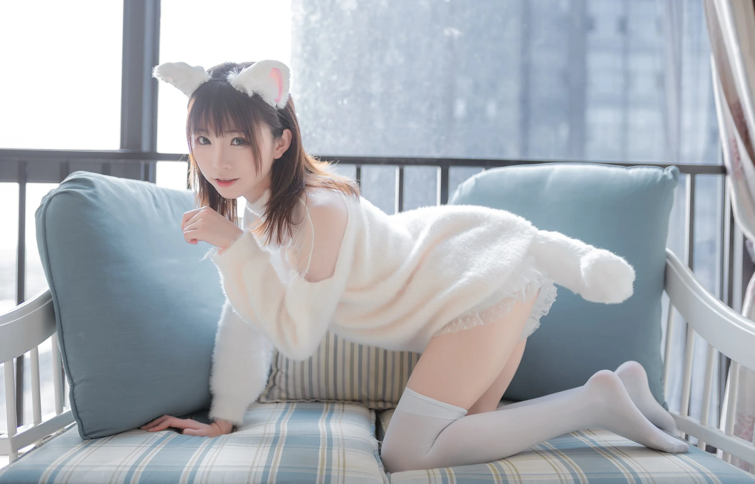 绮太郎白丝美腿大尺度美腿高清cosplay超污图  第8张-《94零社区》