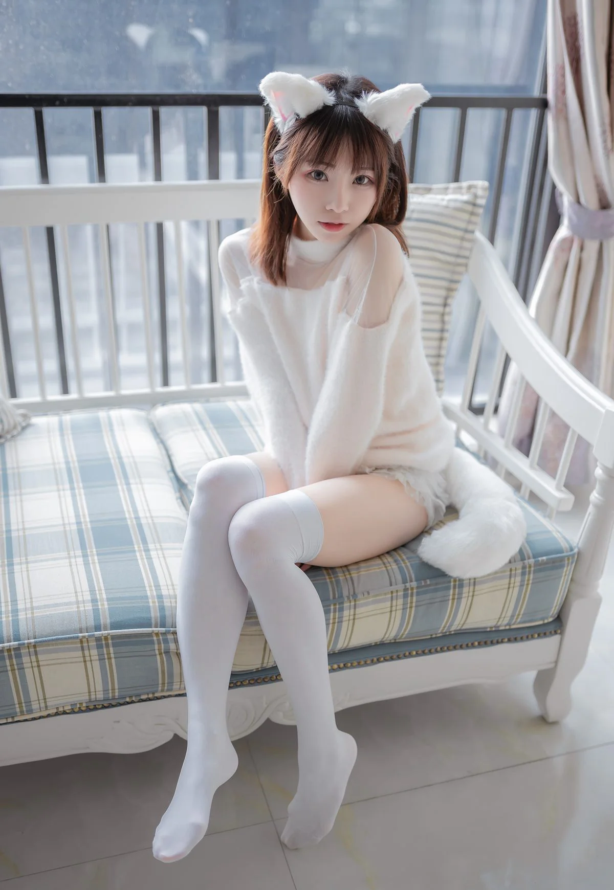 绮太郎白丝美腿大尺度美腿高清cosplay超污图  第23张-《94零社区》