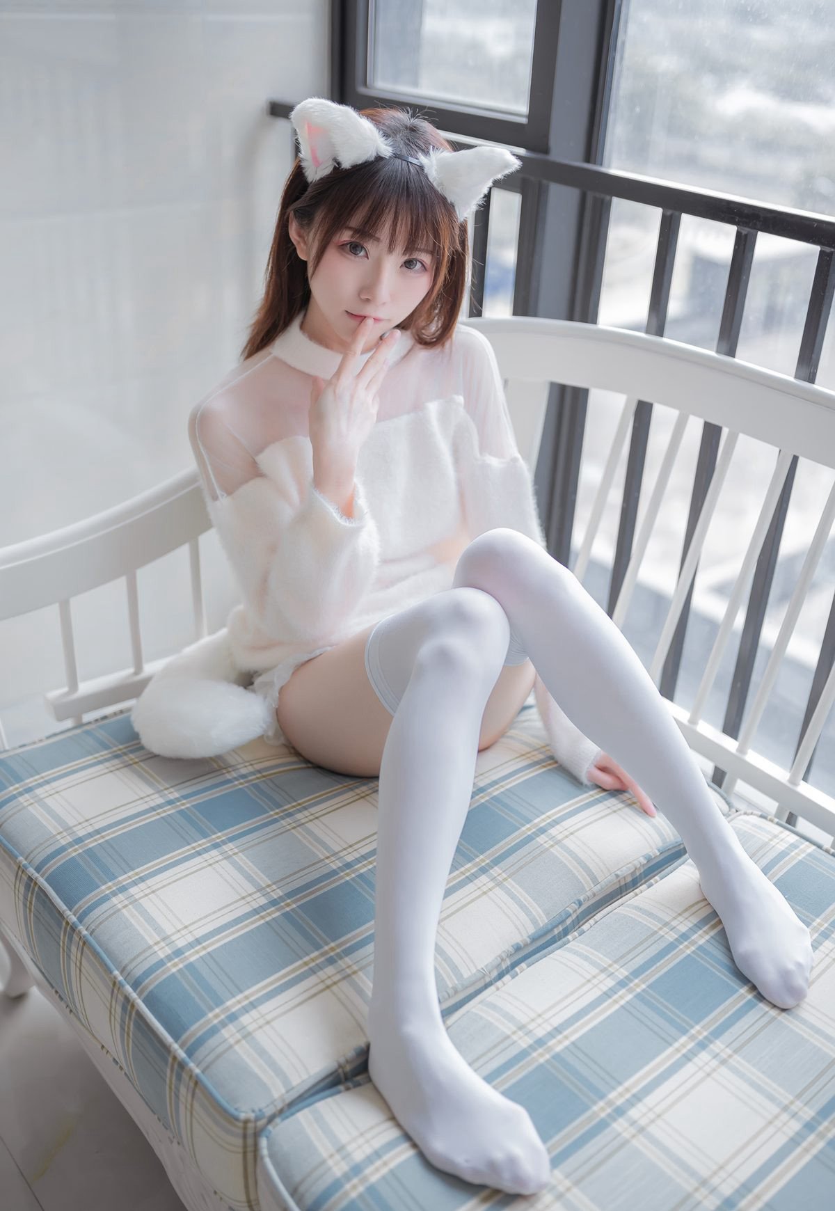 绮太郎白丝美腿大尺度美腿高清cosplay超污图  第26张-《94零社区》