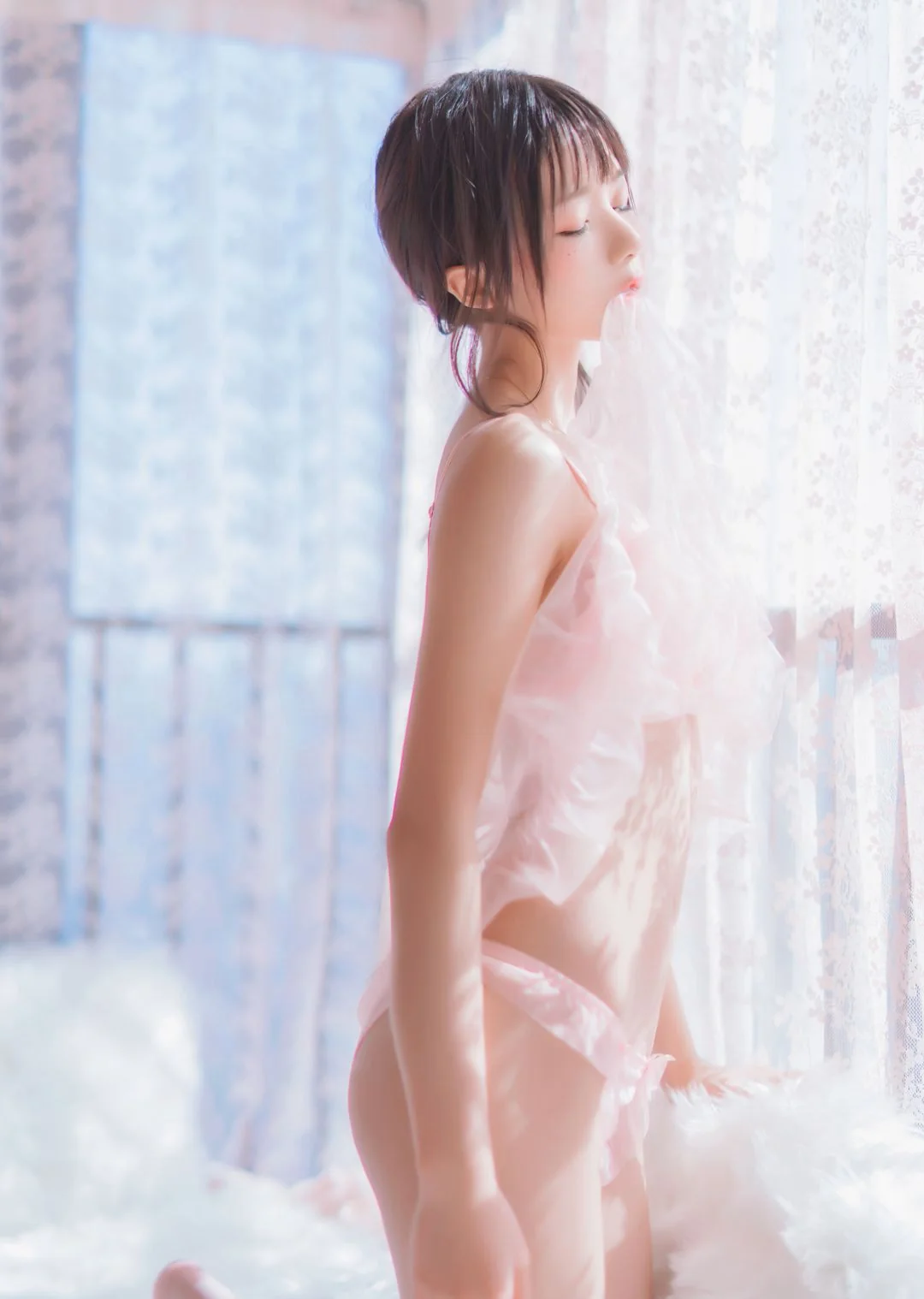 性感粉嫩的Cosplay美女极品白丝足控森罗财团  第6张-《94零社区》