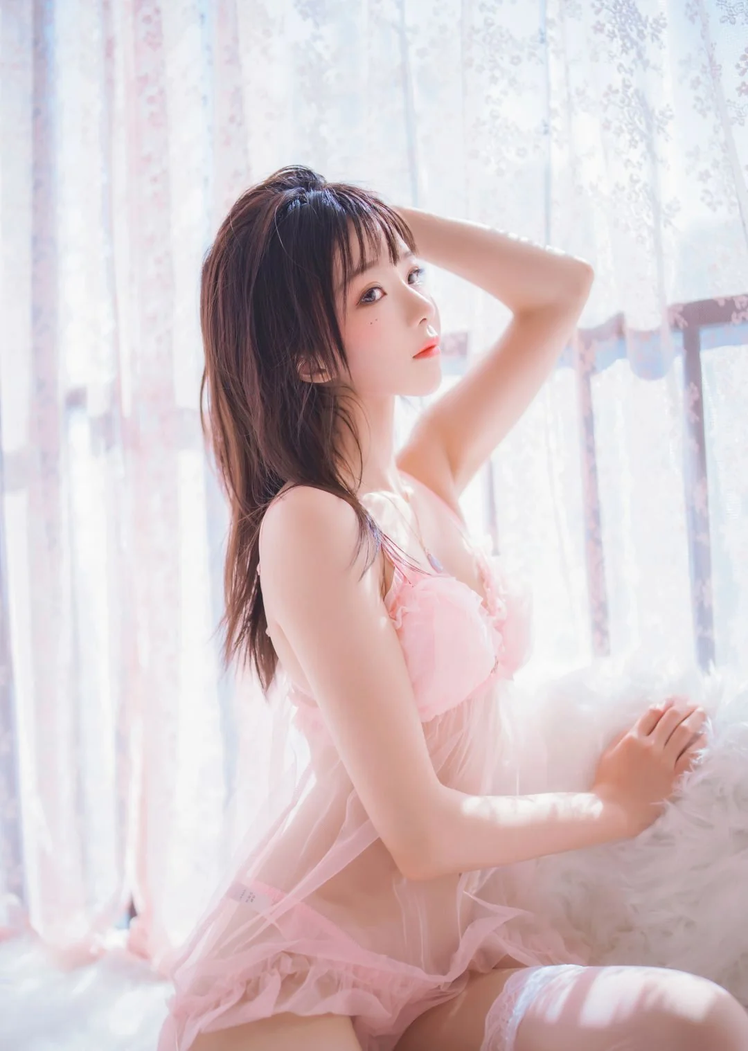 性感粉嫩的Cosplay美女极品白丝足控森罗财团  第11张-《94零社区》