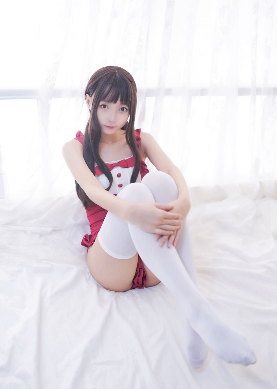 森萝财团白丝美女性感美腿大尺度Cosplay图  第4张-《94零社区》