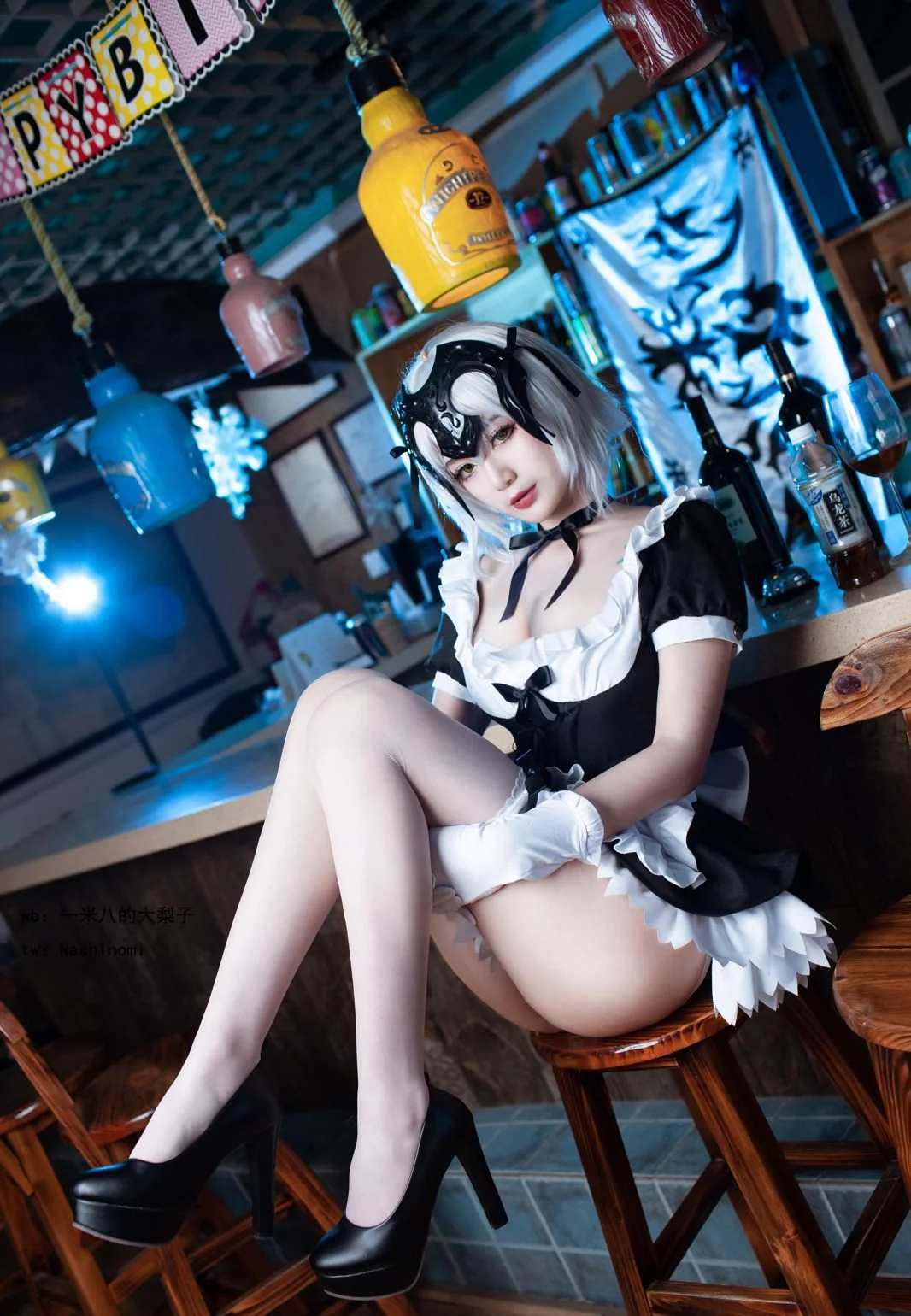 一米八的大梨子Cosplay大尺度超薄白丝袜高跟福利  第5张-《94零社区》