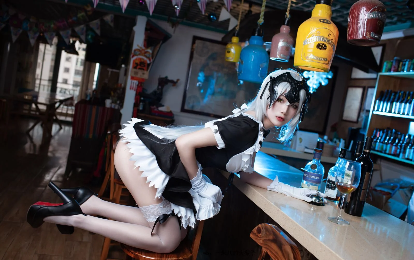 一米八的大梨子Cosplay大尺度超薄白丝袜高跟福利  第10张-《94零社区》