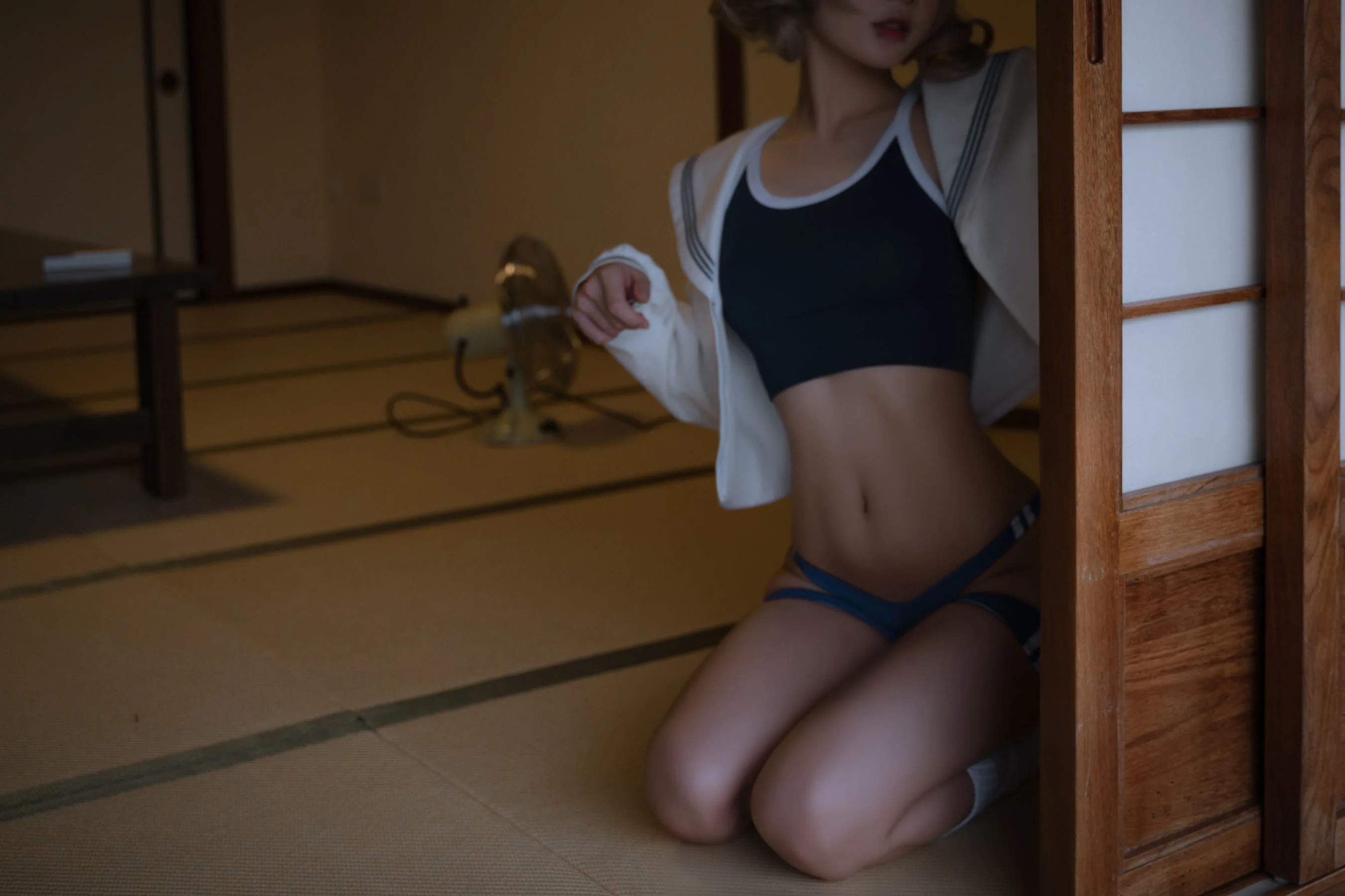 [网红COSER写真] 动漫博主阿包也是兔娘 - X型体操服  第29张-《94零社区》