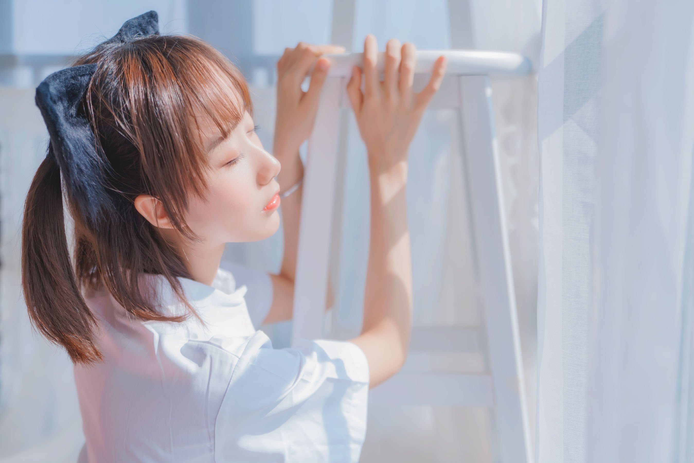 [COS福利] 萌系小姐姐木绵绵OwO - 怀中猫  第35张-《94零社区》