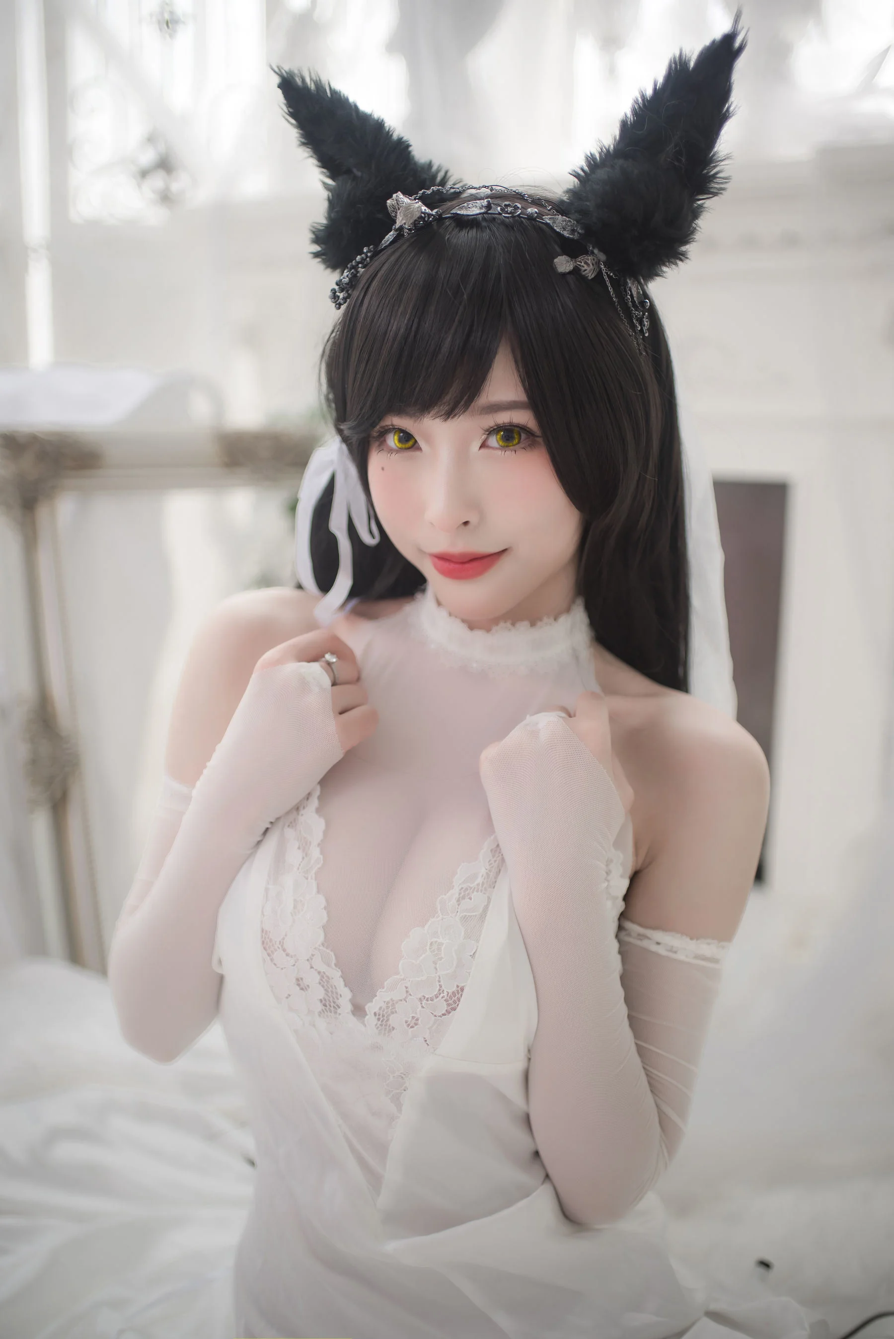[COS福利] 尤物清水由乃 - 爱宕婚纱  第17张-《94零社区》