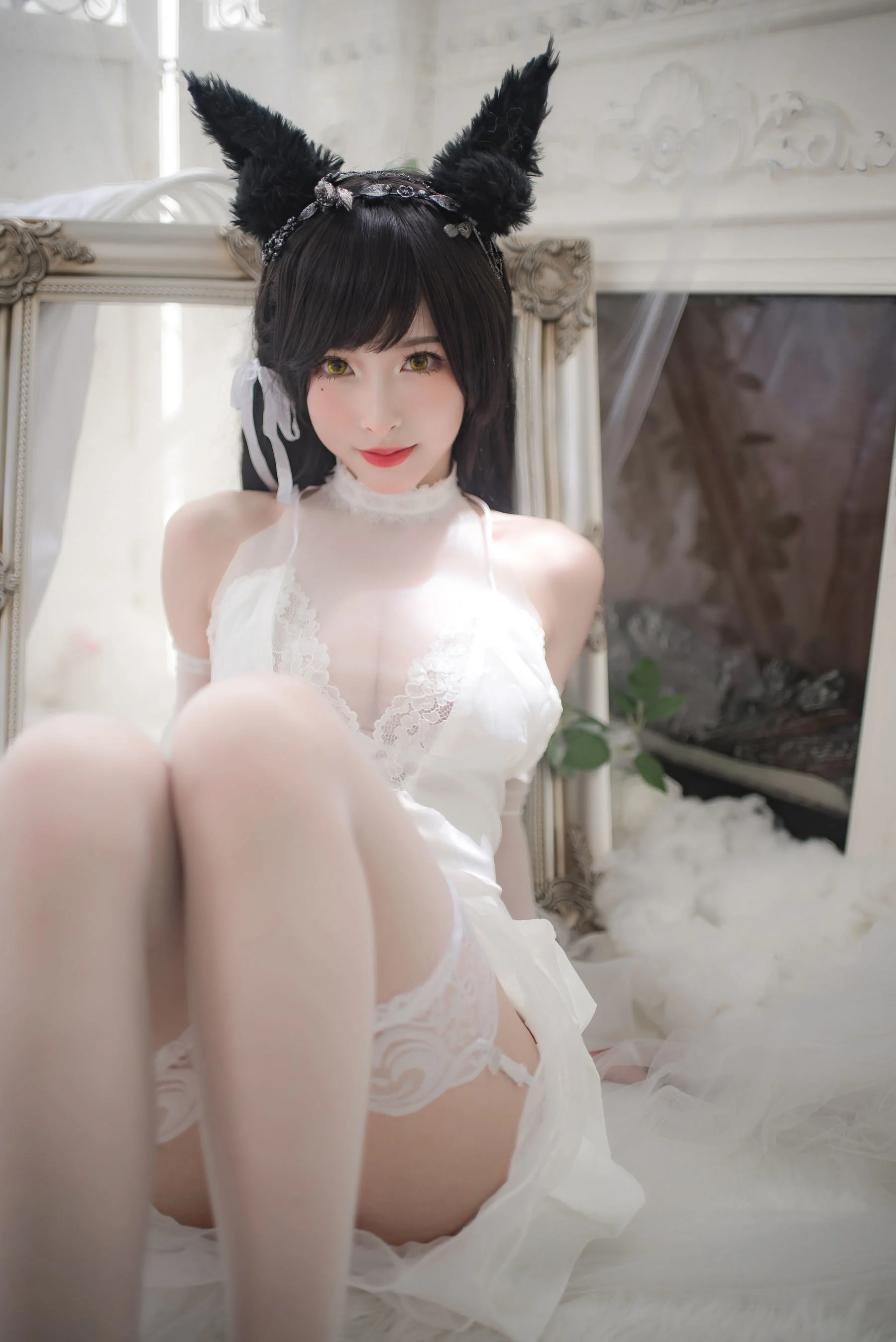 [COS福利] 尤物清水由乃 - 爱宕婚纱  第38张-《94零社区》