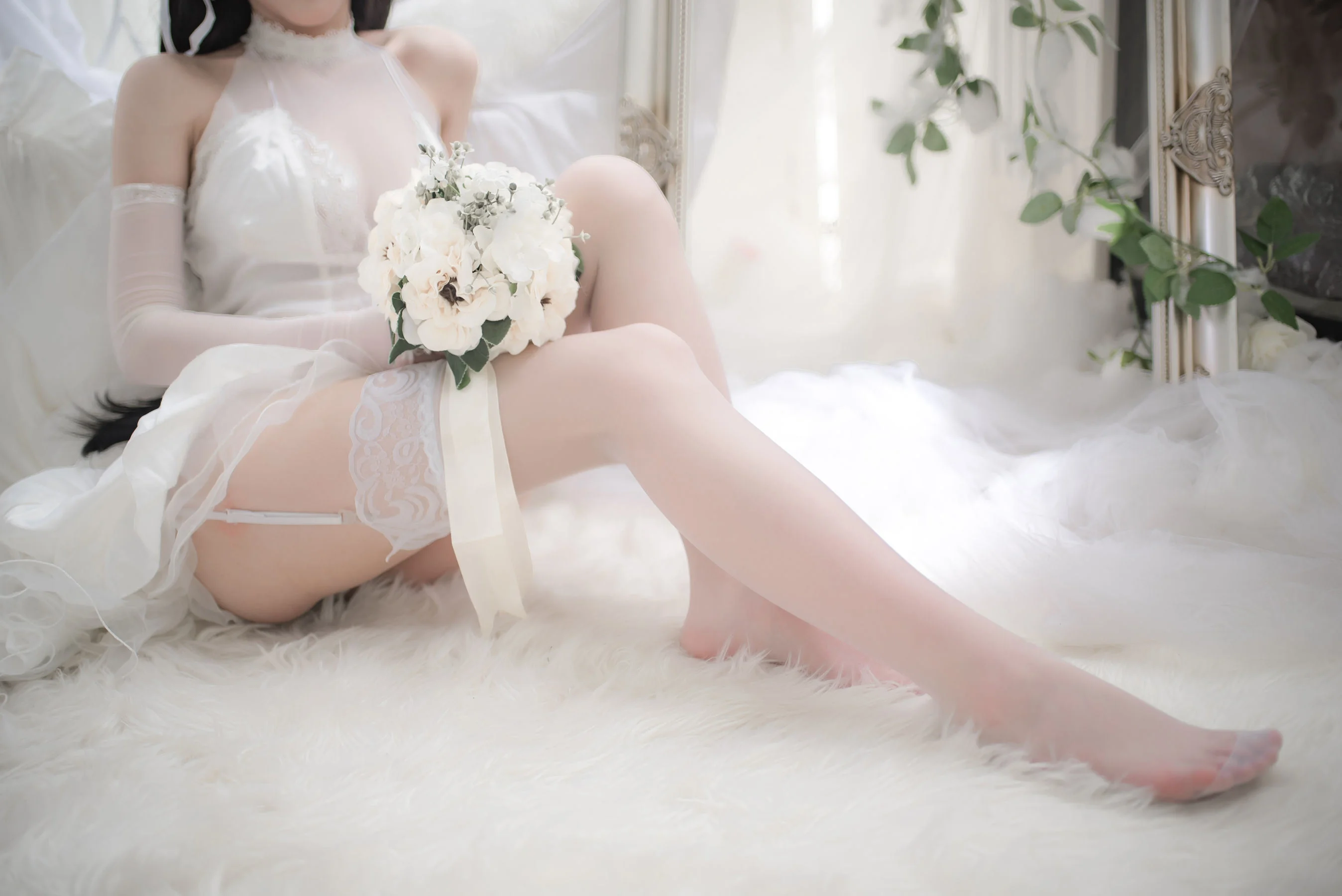 [COS福利] 尤物清水由乃 - 爱宕婚纱  第40张-《94零社区》