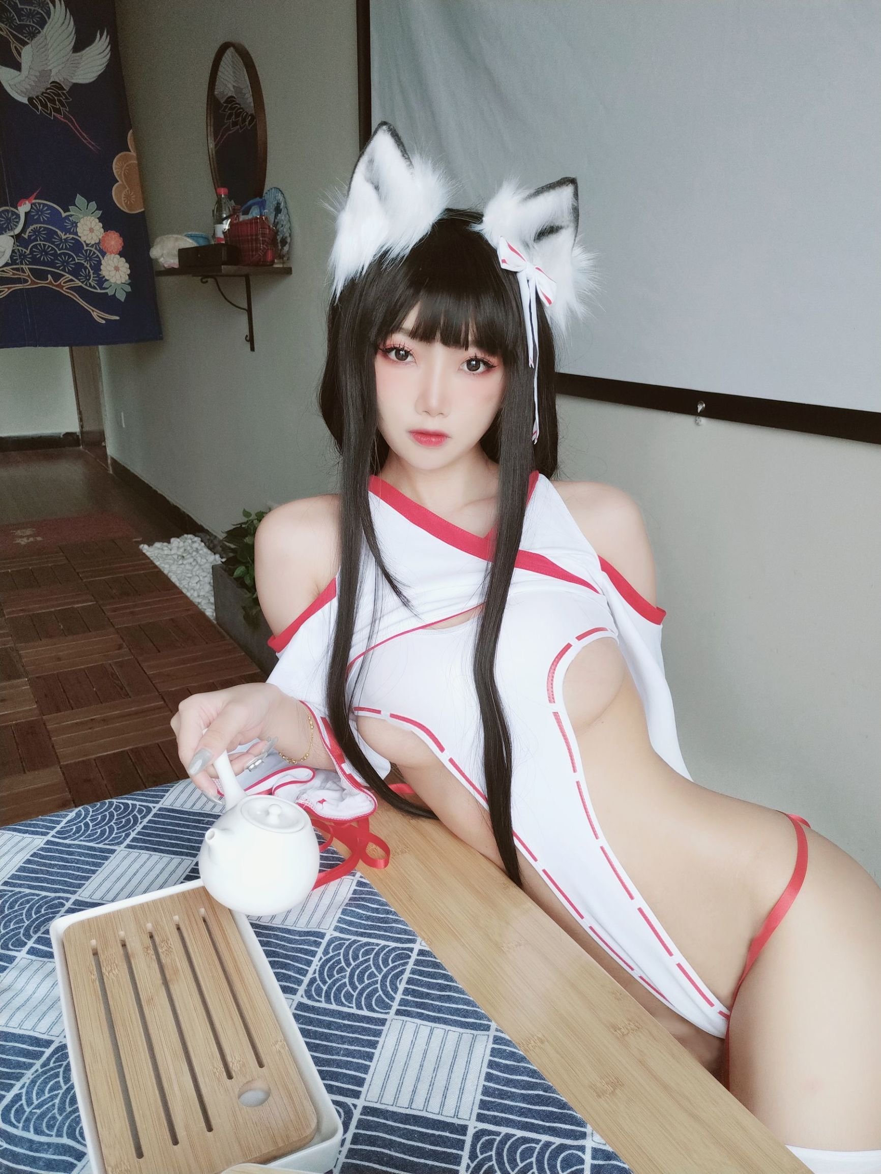 [网红COSER] 白嫩美少女鬼畜瑶 - 狐耳女巫  第19张-《94零社区》