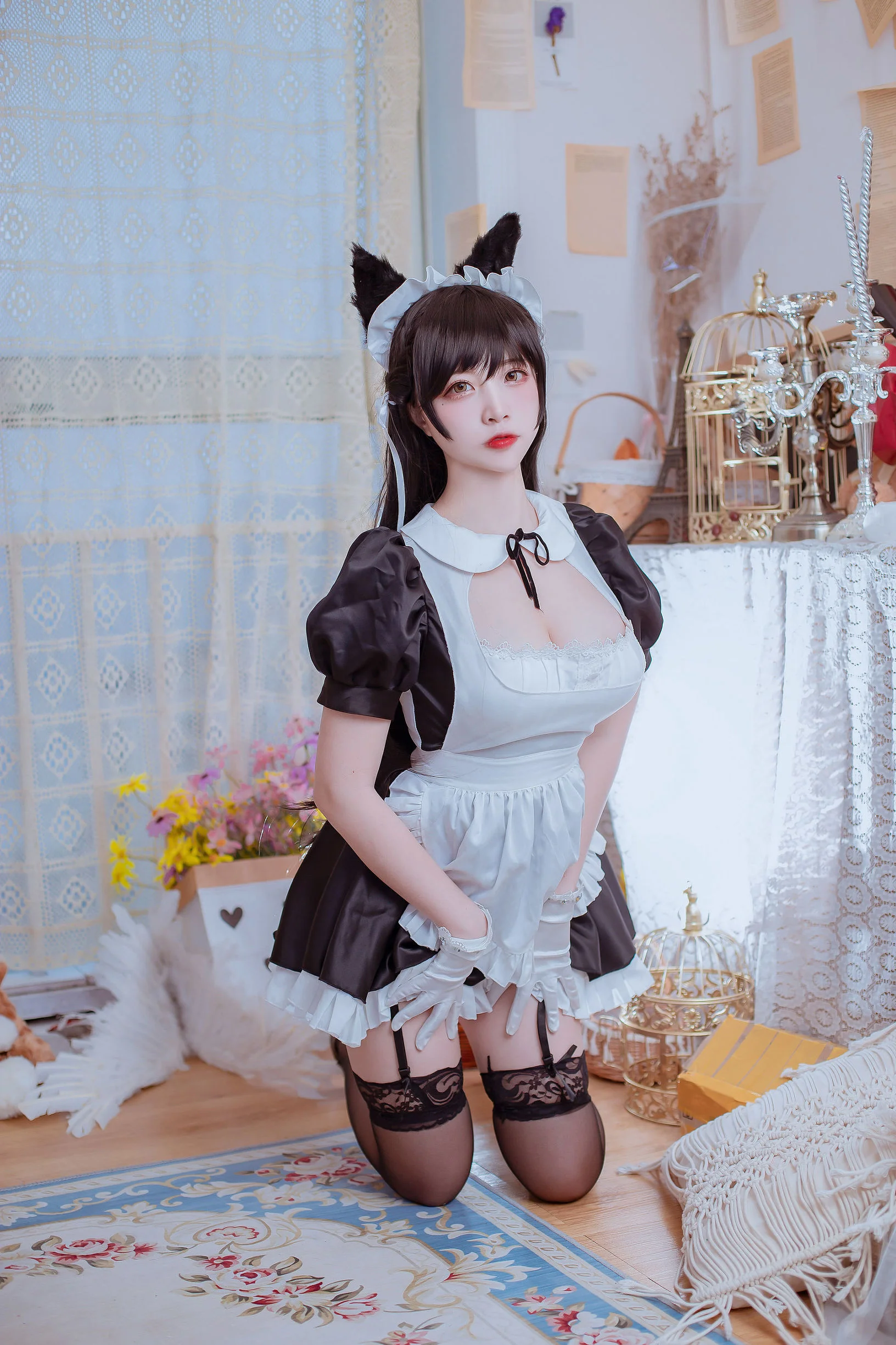[Cosplay写真] 人气Coser二佐Nisa - 犬之眷之碧蓝爱宕 女仆  第7张-《94零社区》