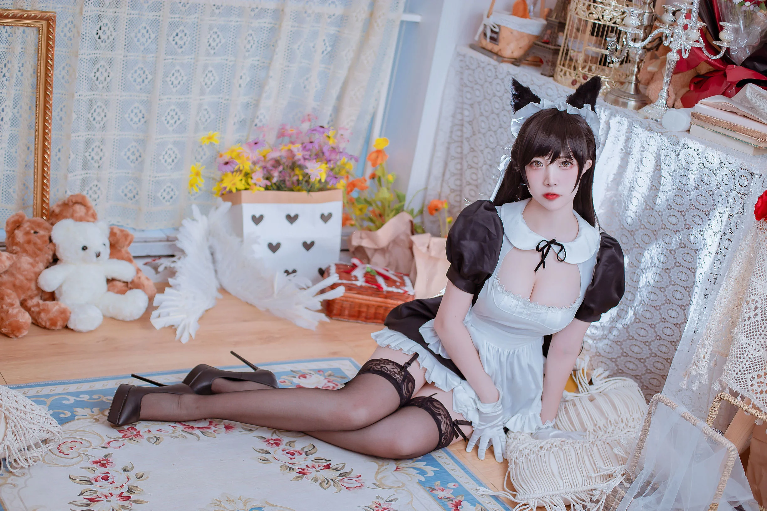 [Cosplay写真] 人气Coser二佐Nisa - 犬之眷之碧蓝爱宕 女仆  第8张-《94零社区》