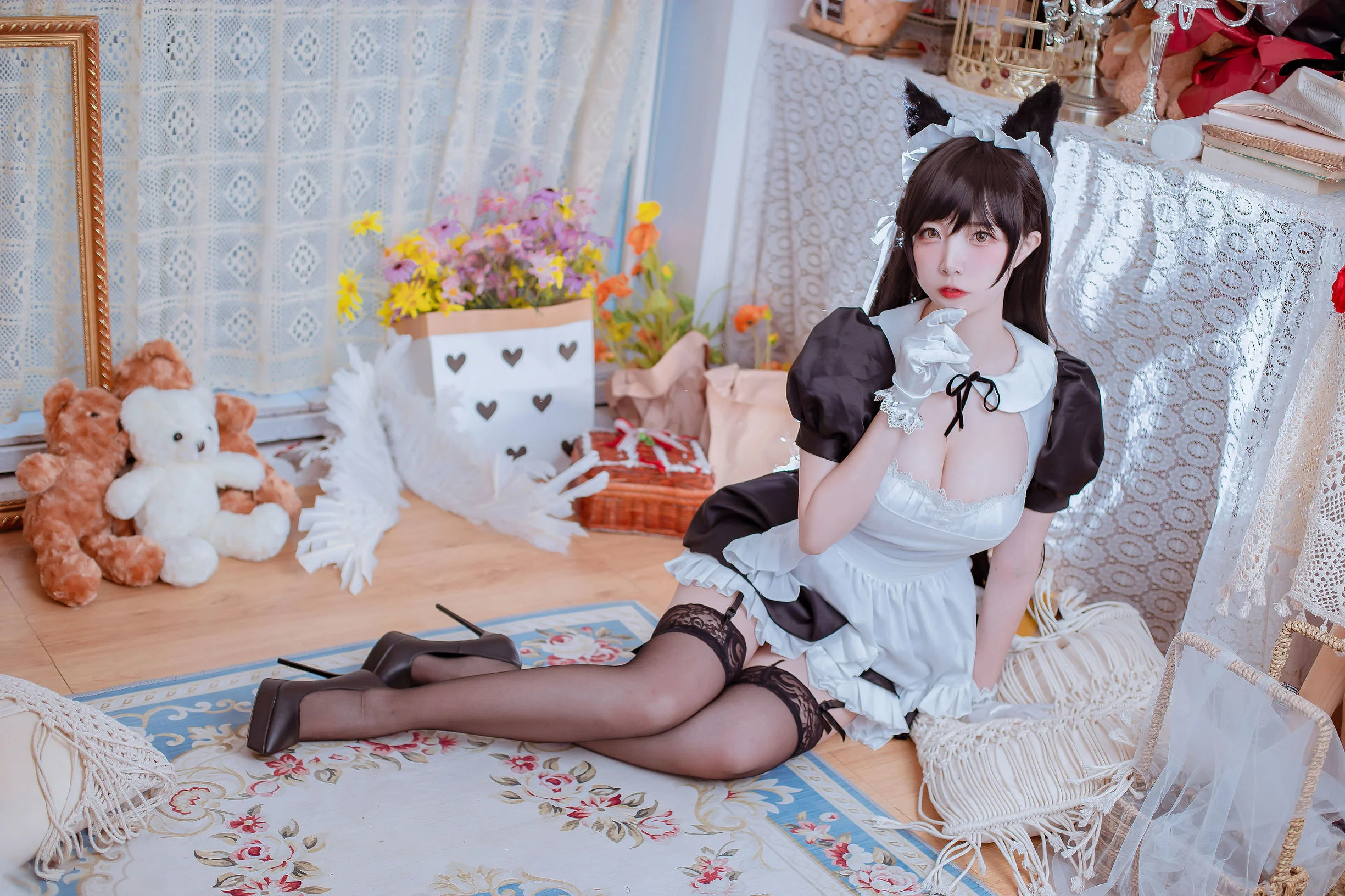 [Cosplay写真] 人气Coser二佐Nisa - 犬之眷之碧蓝爱宕 女仆  第9张-《94零社区》